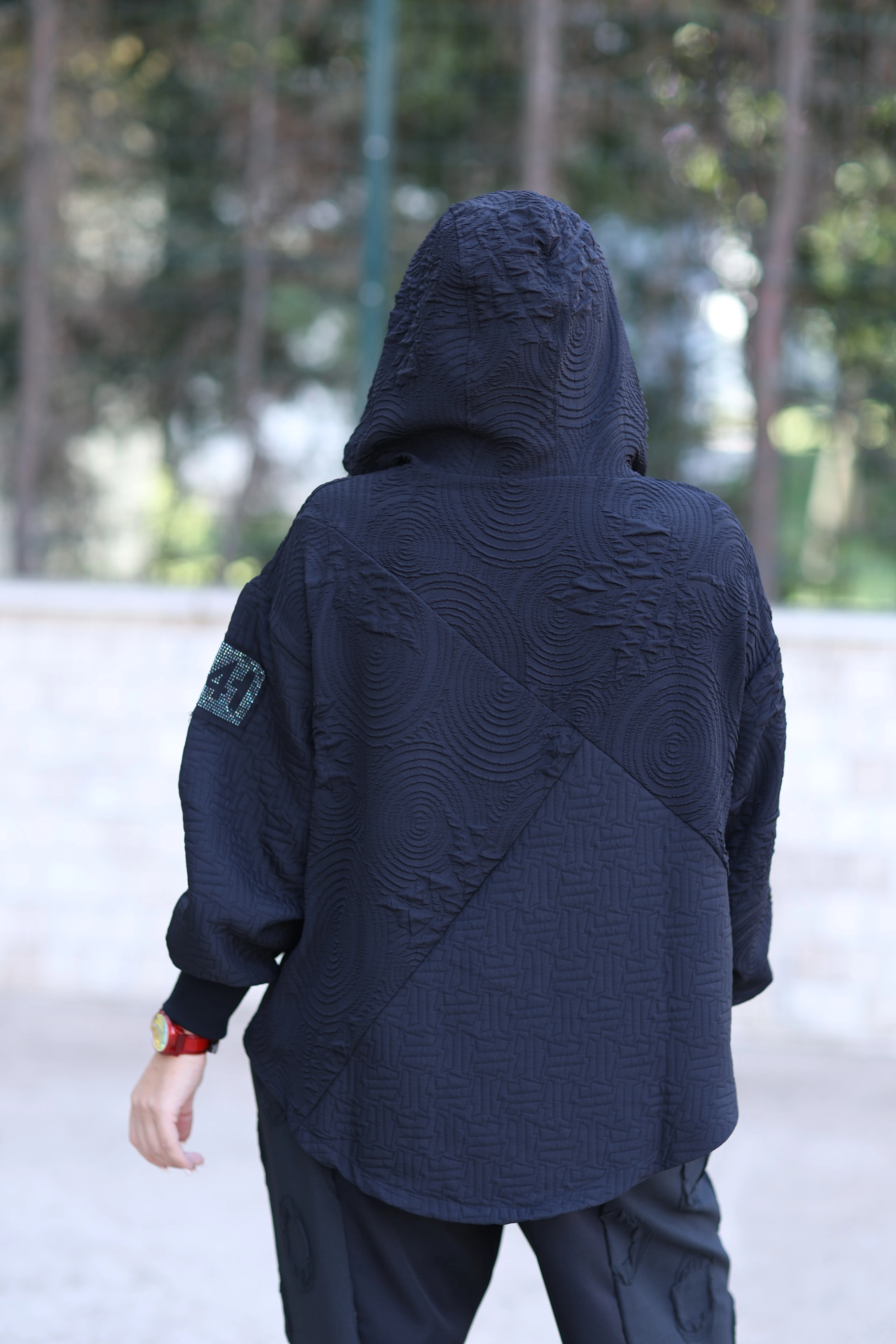 Kapşonlu Sweat - Siyah 