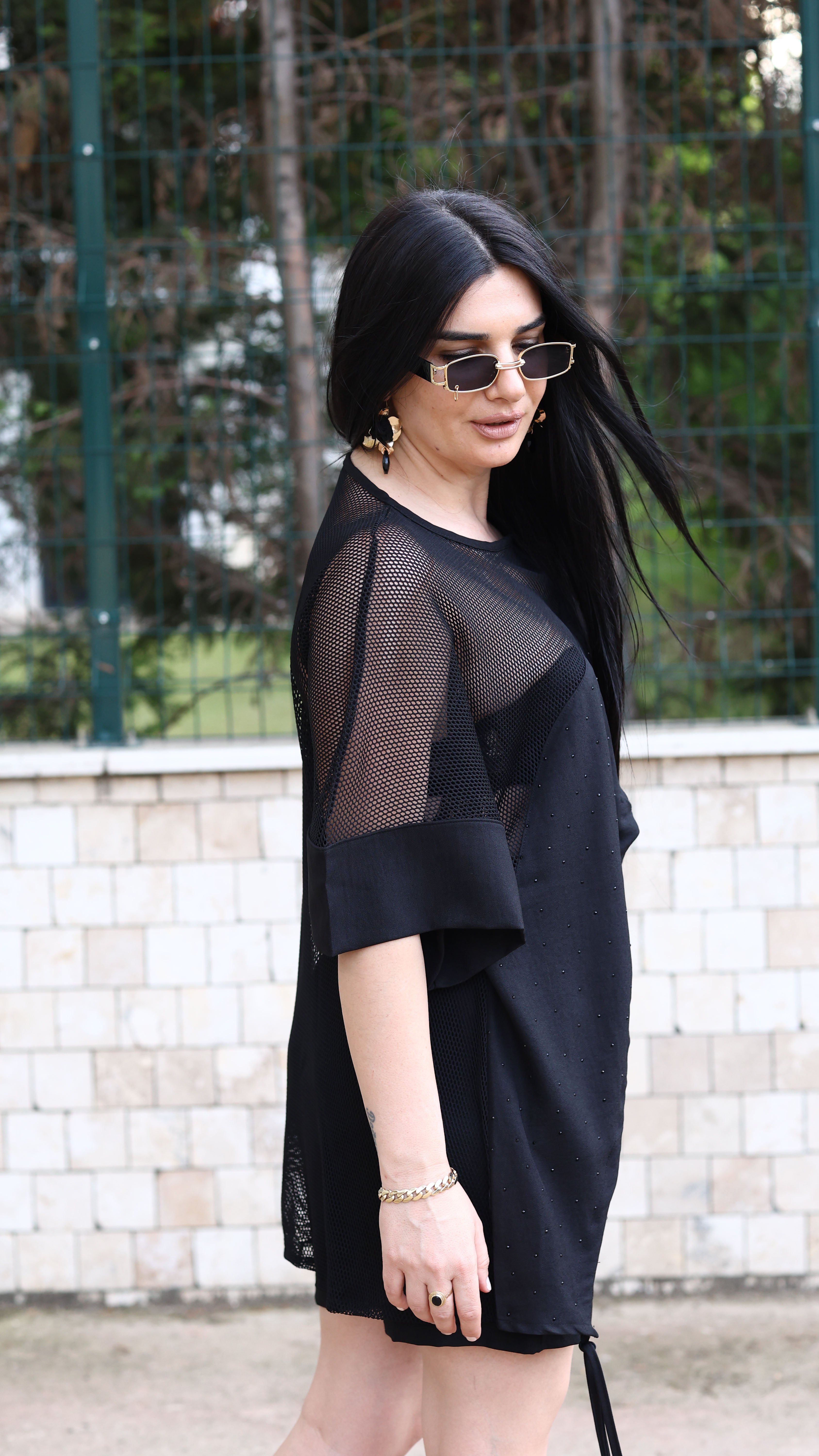 Siyah Şortlu Takım