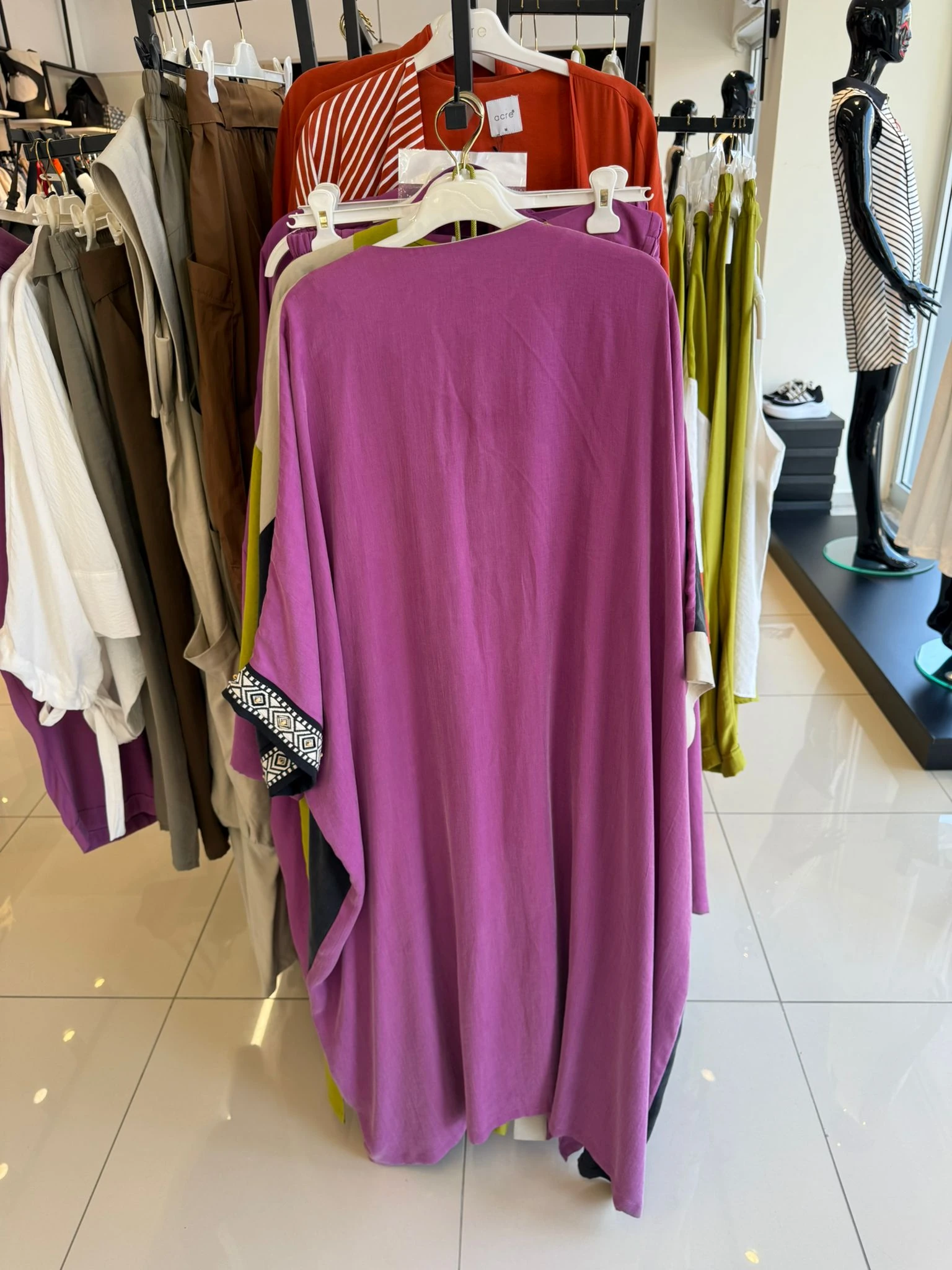 İşlemeli Kaftan