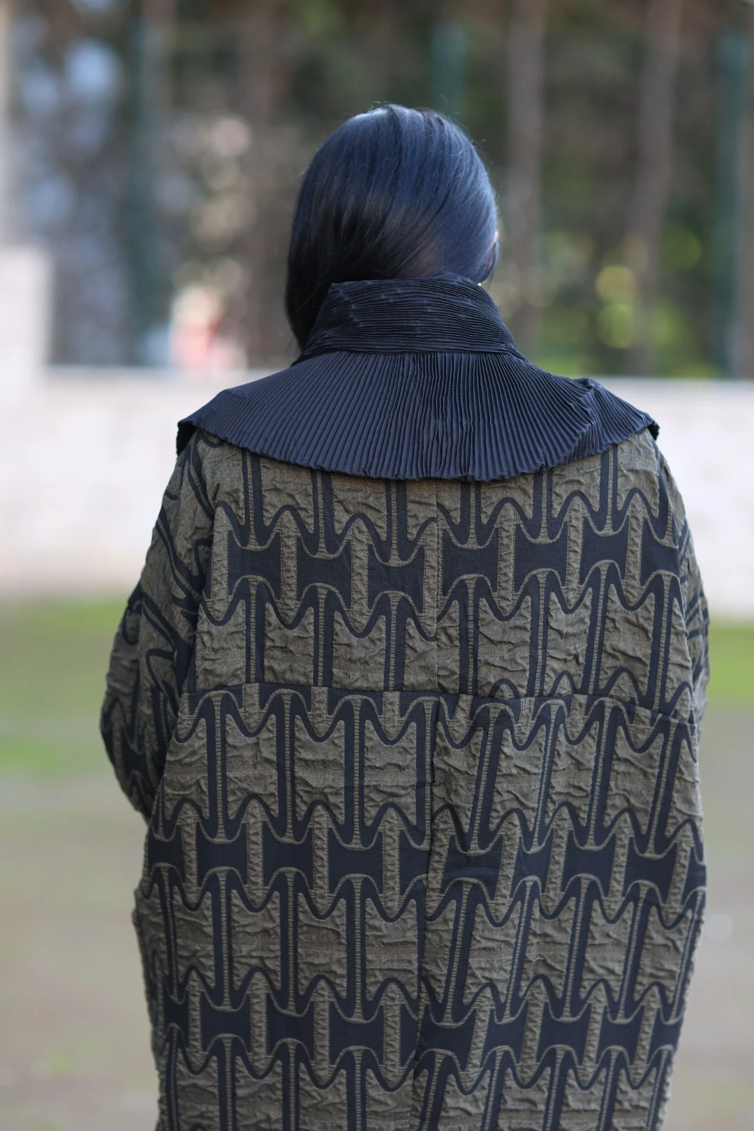 H4 Tasarım Trençkot-Yeşil