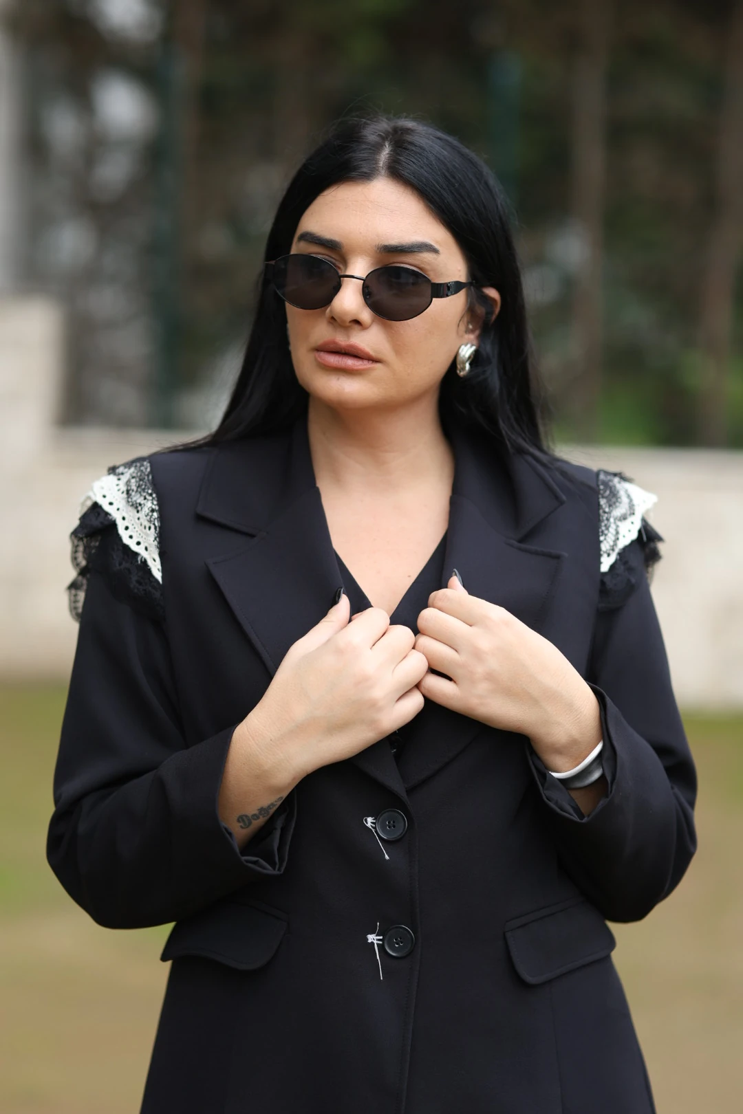 H4 Tasarım Blazer Ceket-Siyah