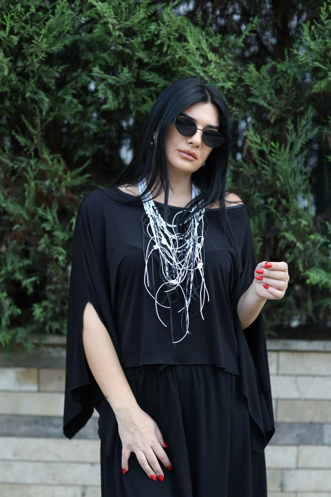 Nilmark Tasarım Bluz-Siyah