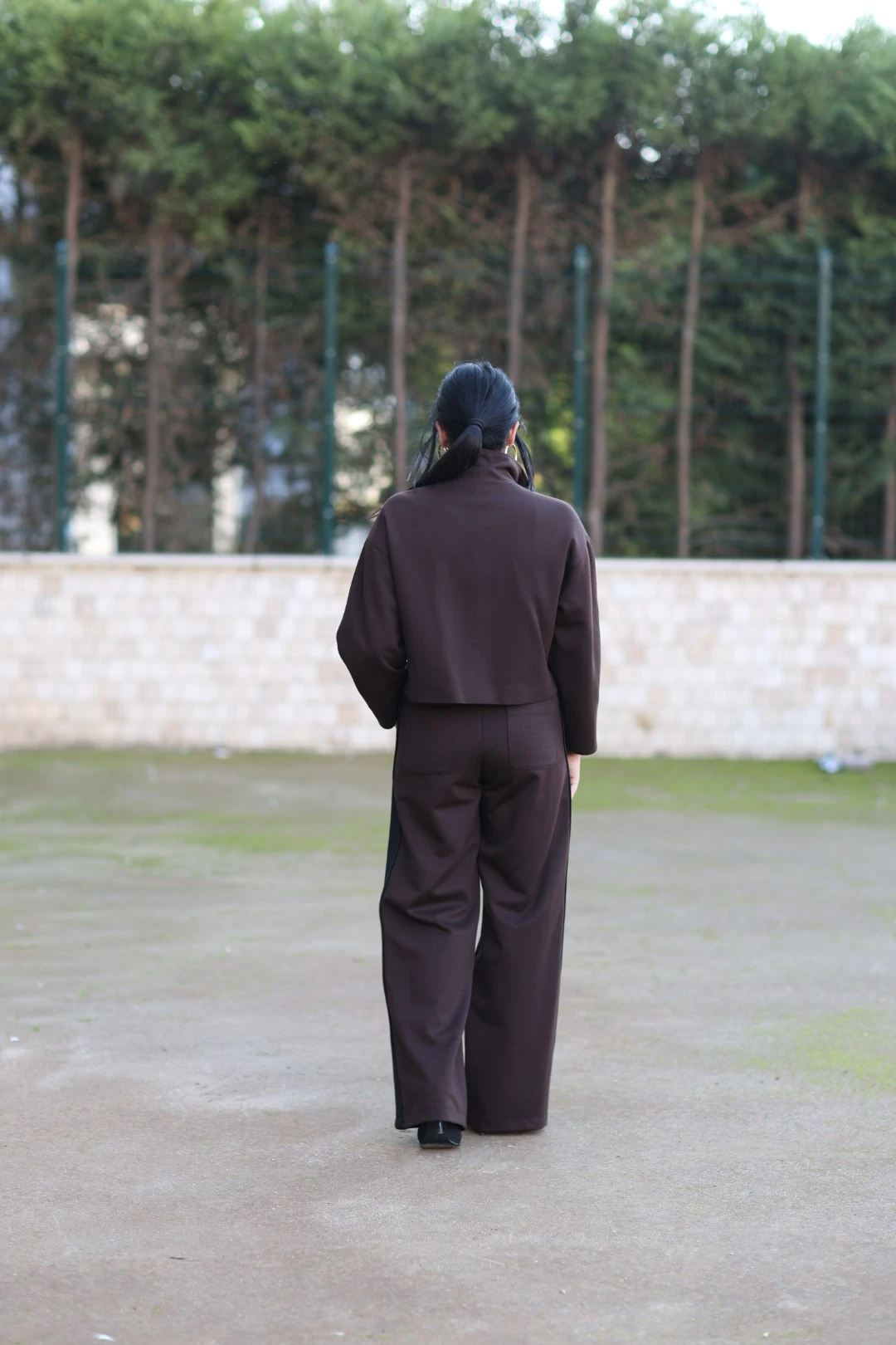 Kasha Tasarım Pantolon-Kahverengi