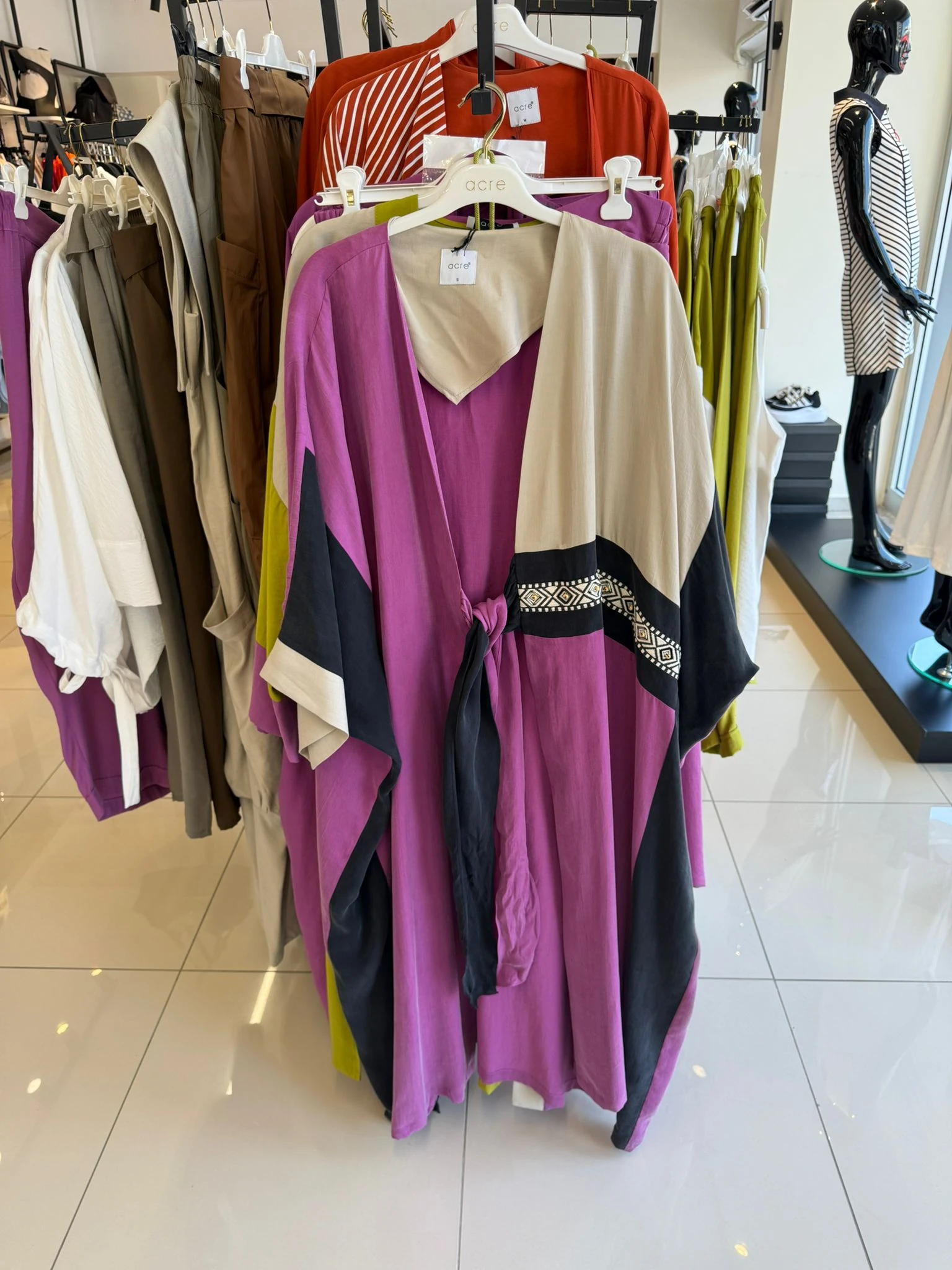 İşlemeli Kaftan