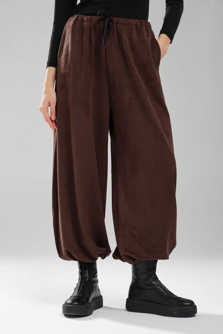 Kadife Balon Pantolon