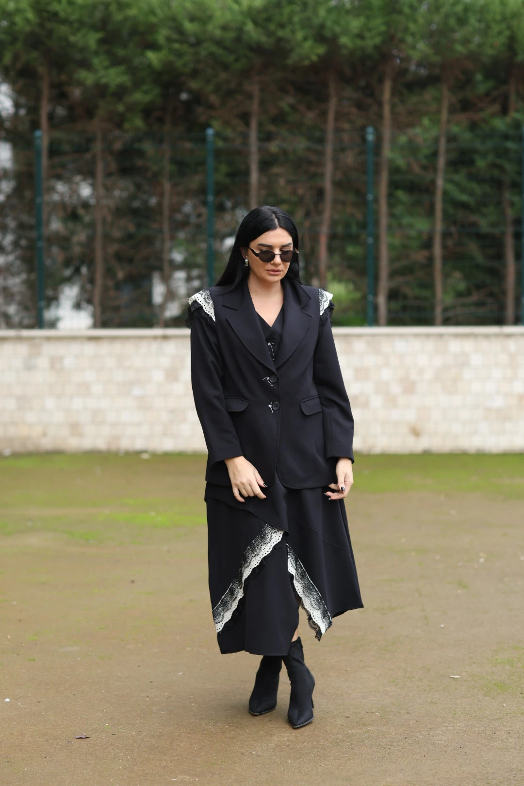 H4 Tasarım Blazer Ceket-Siyah