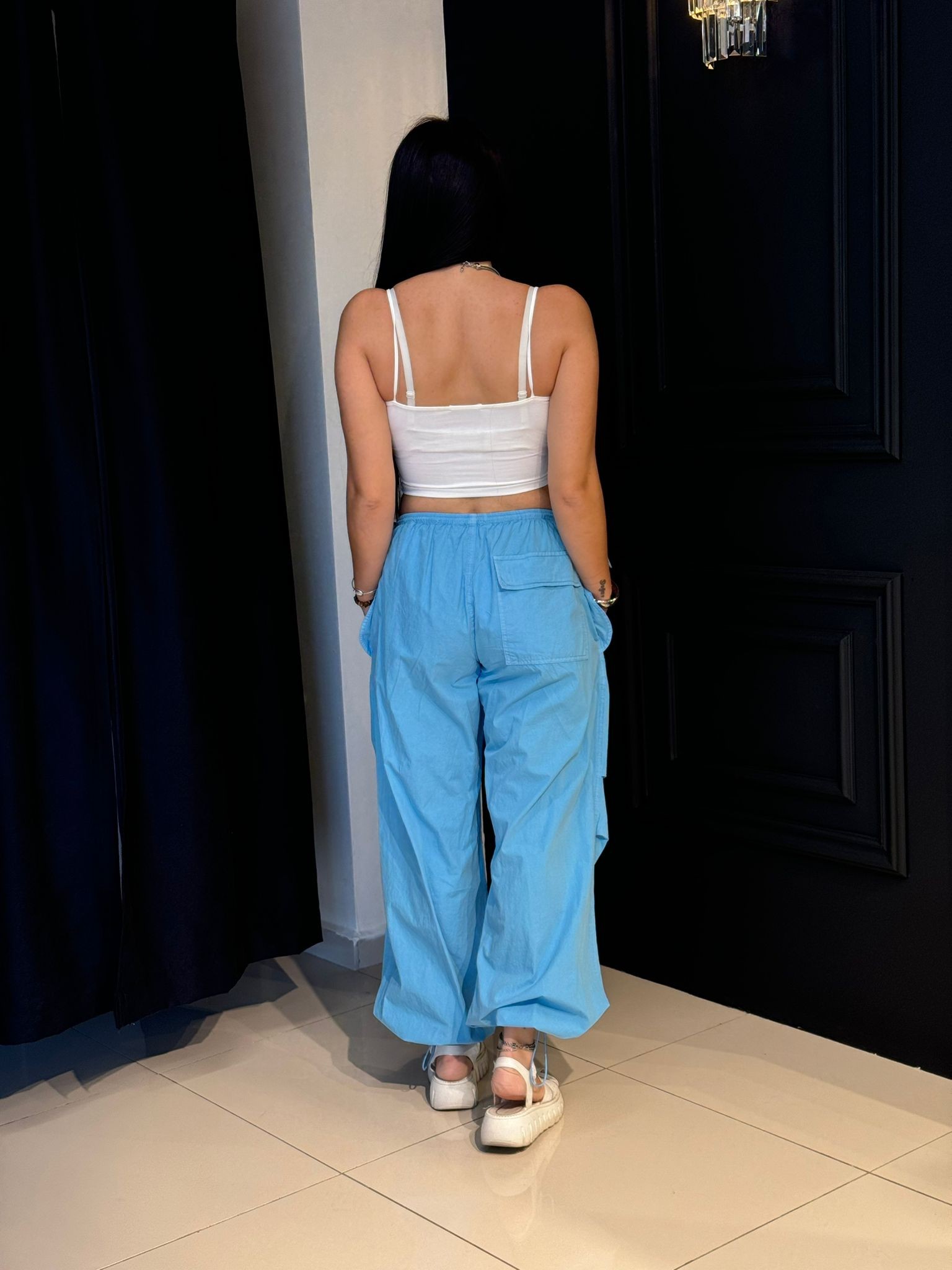Jogger Pantolon-Mavi