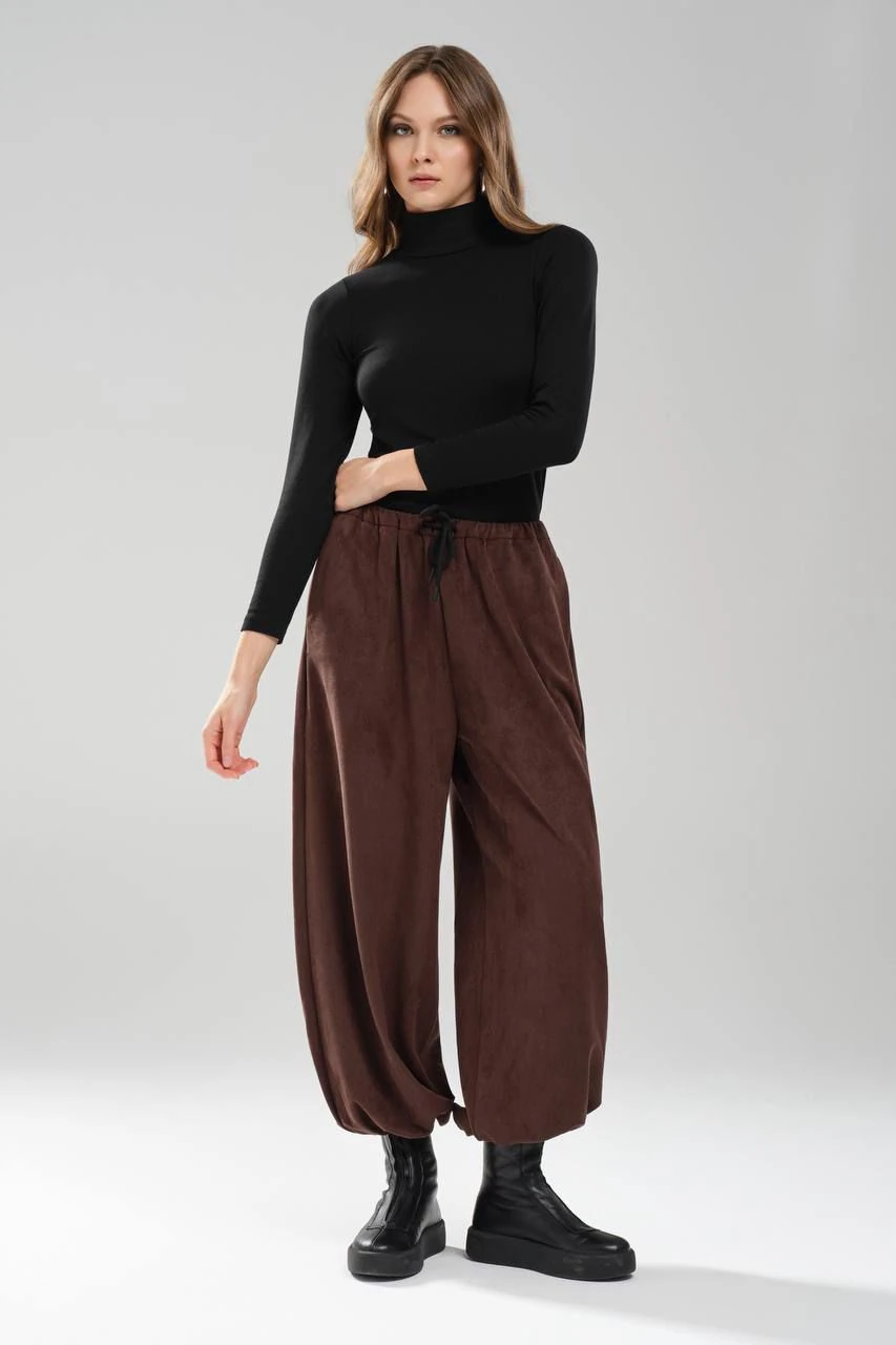 Kadife Balon Pantolon