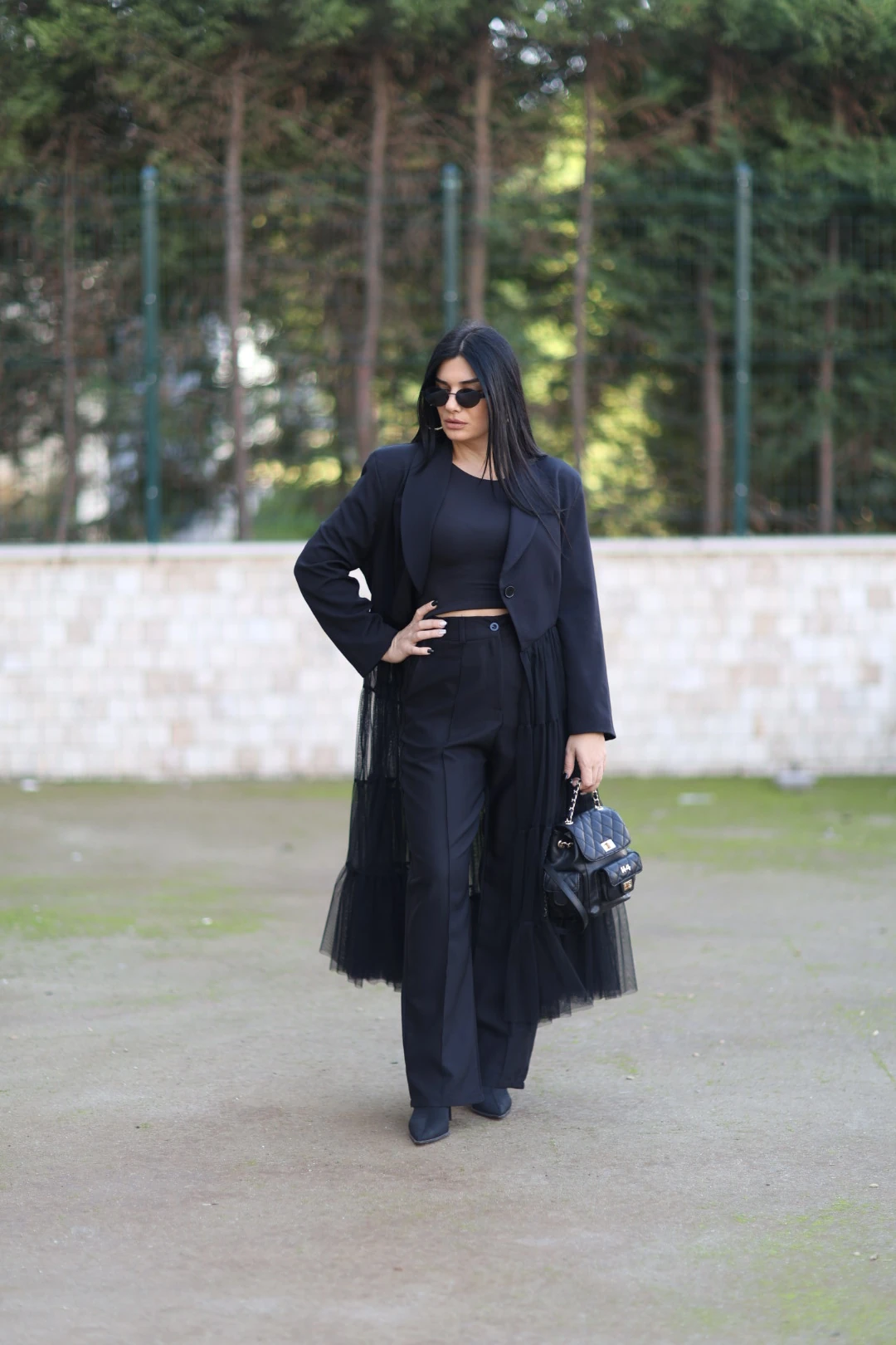 H4 Tasarım Pantolon-Siyah