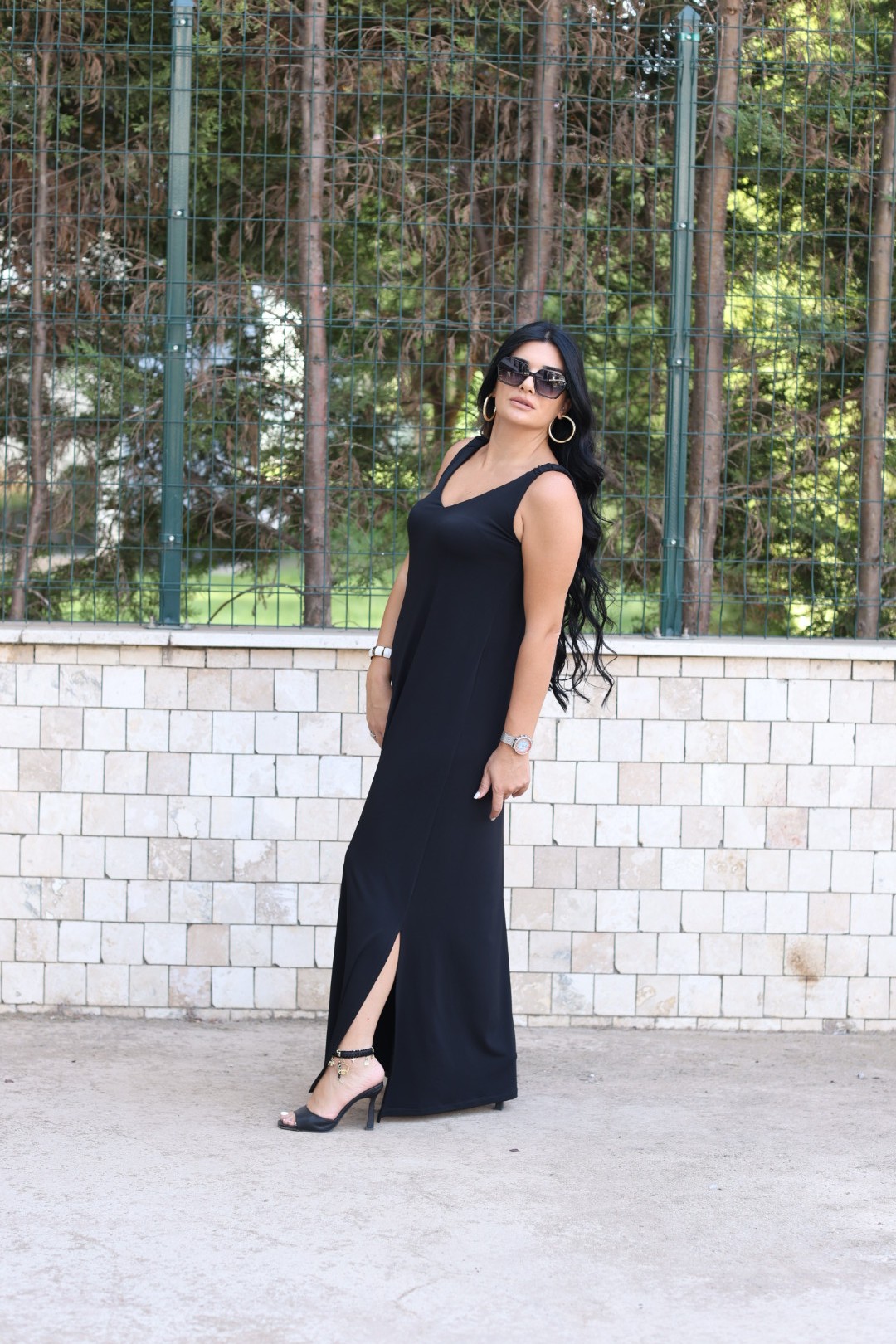 Noxella Elbise-Siyah