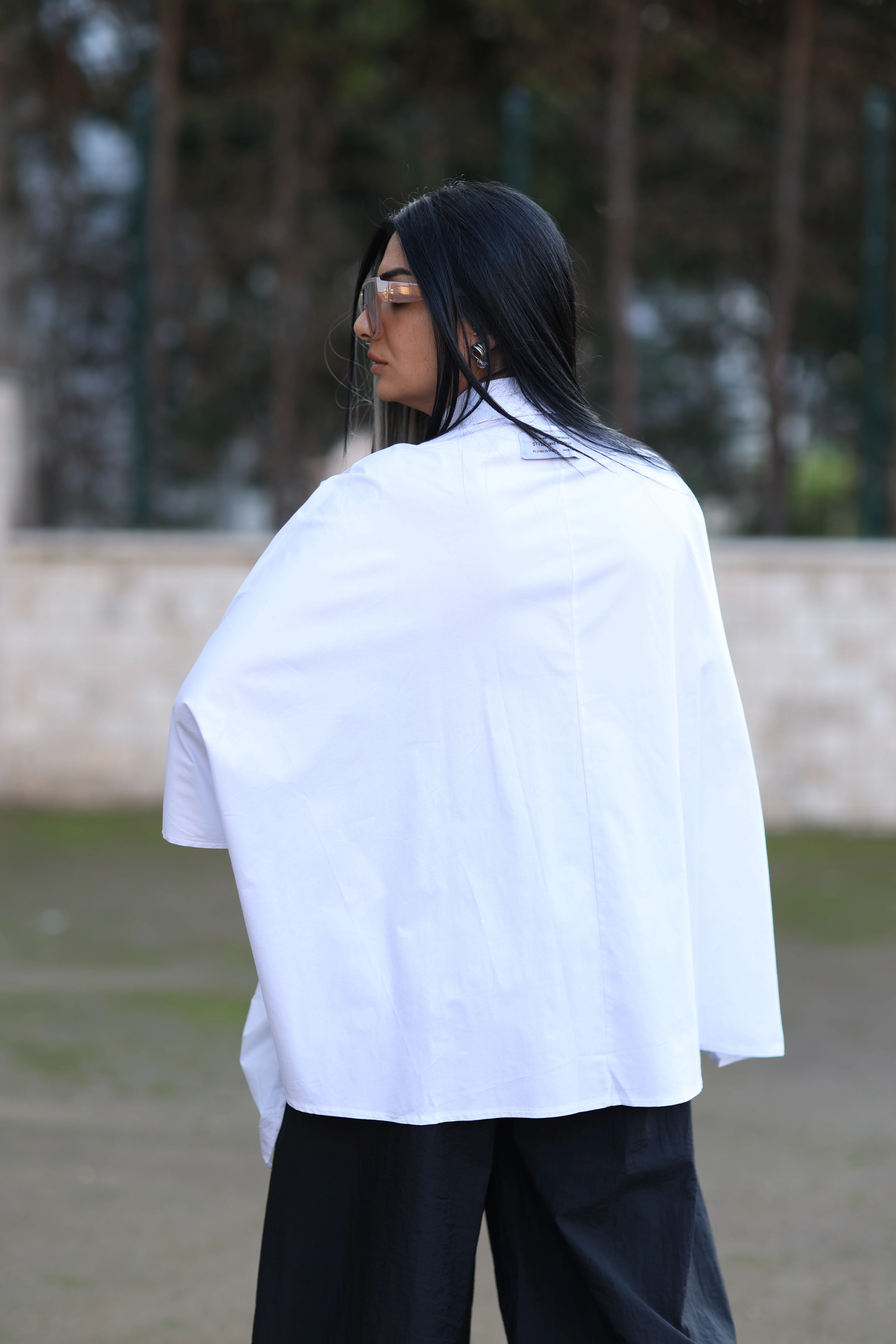 H4 Tasarım Gömlek-Beyaz