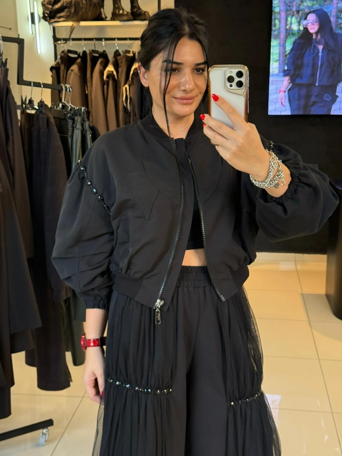 Tasarım Ceket-Siyah