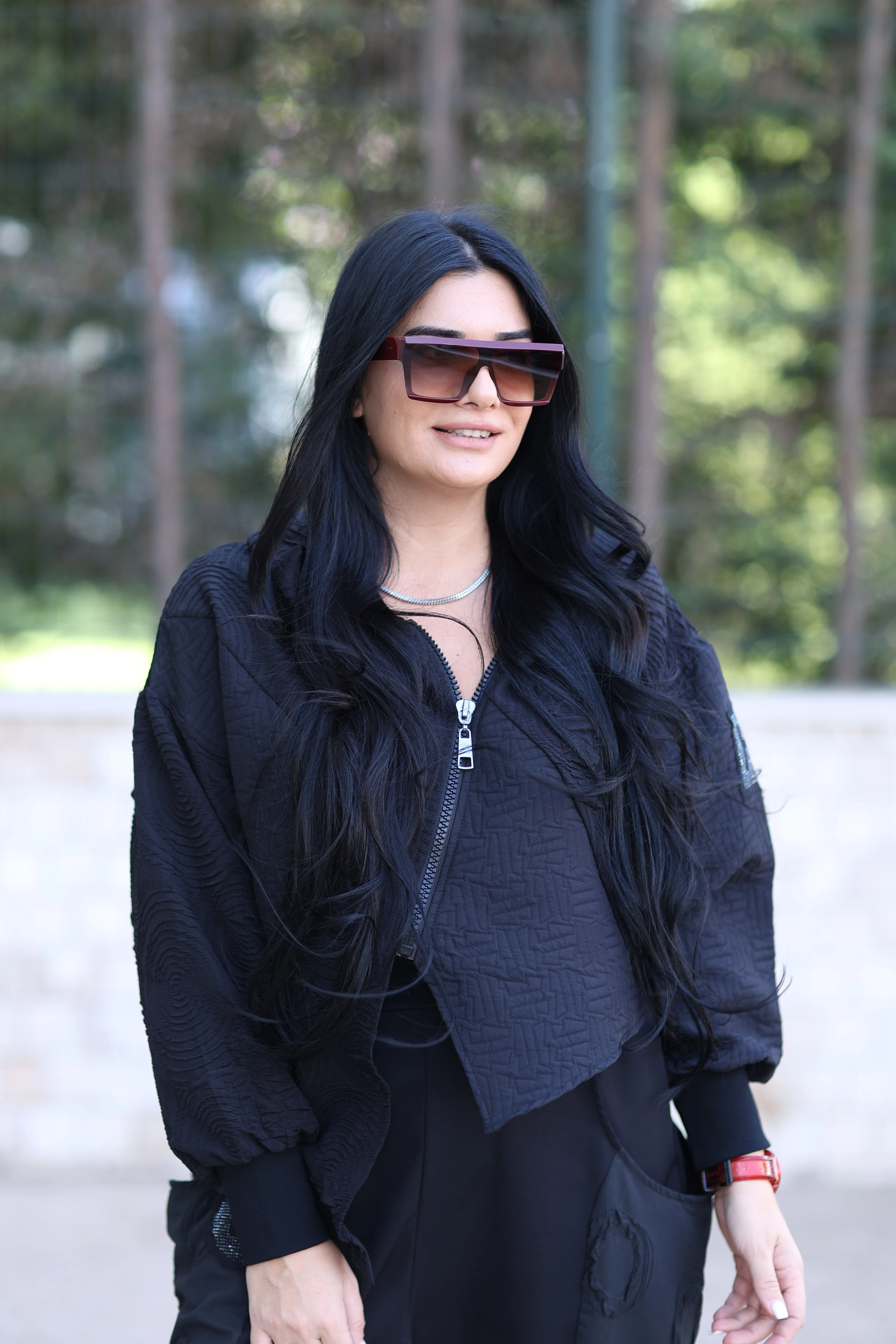 Kapşonlu Sweat - Siyah 