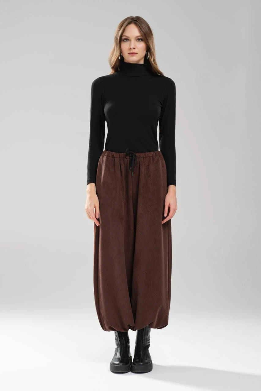 Kadife Balon Pantolon