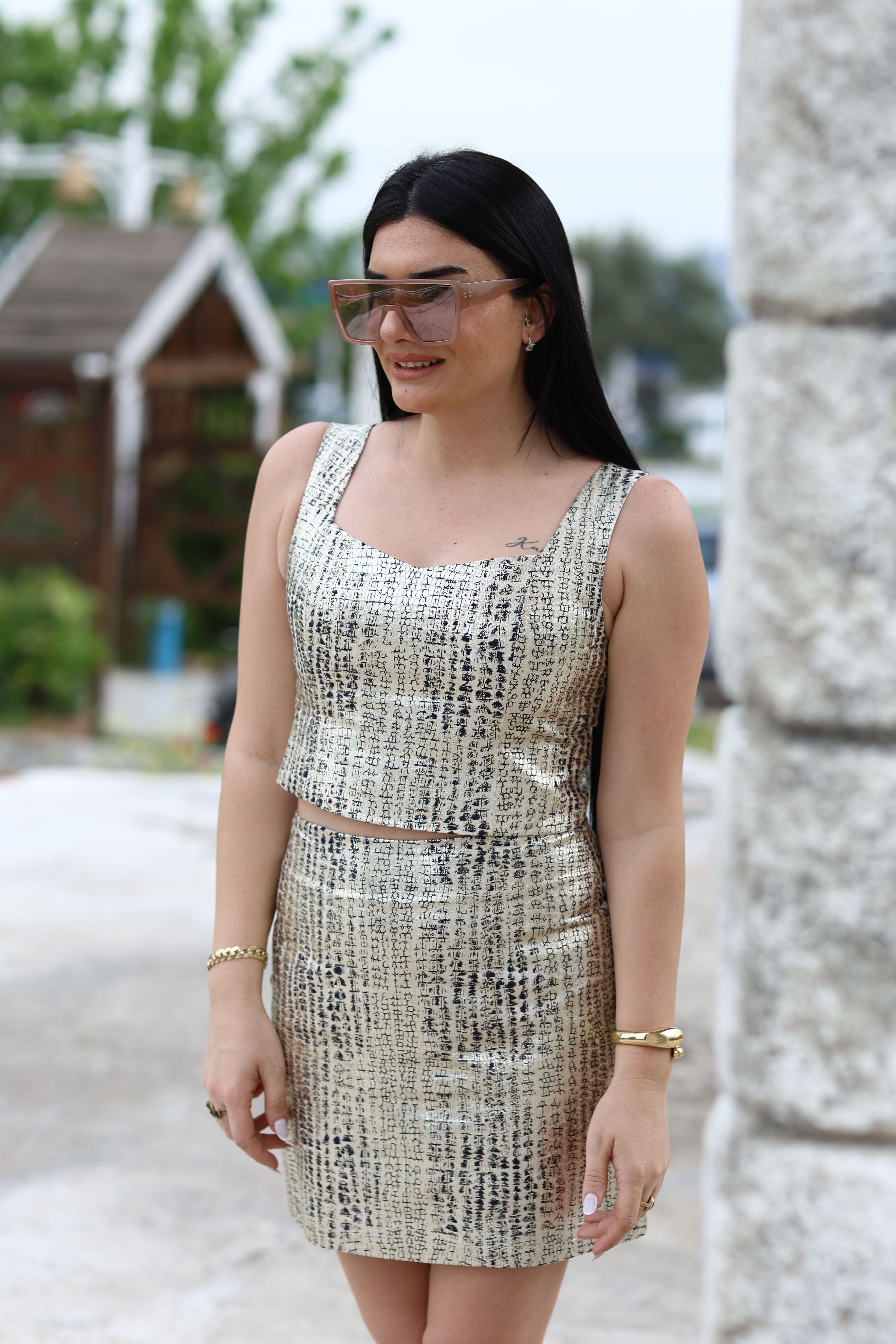 Gold Kaplama Etek