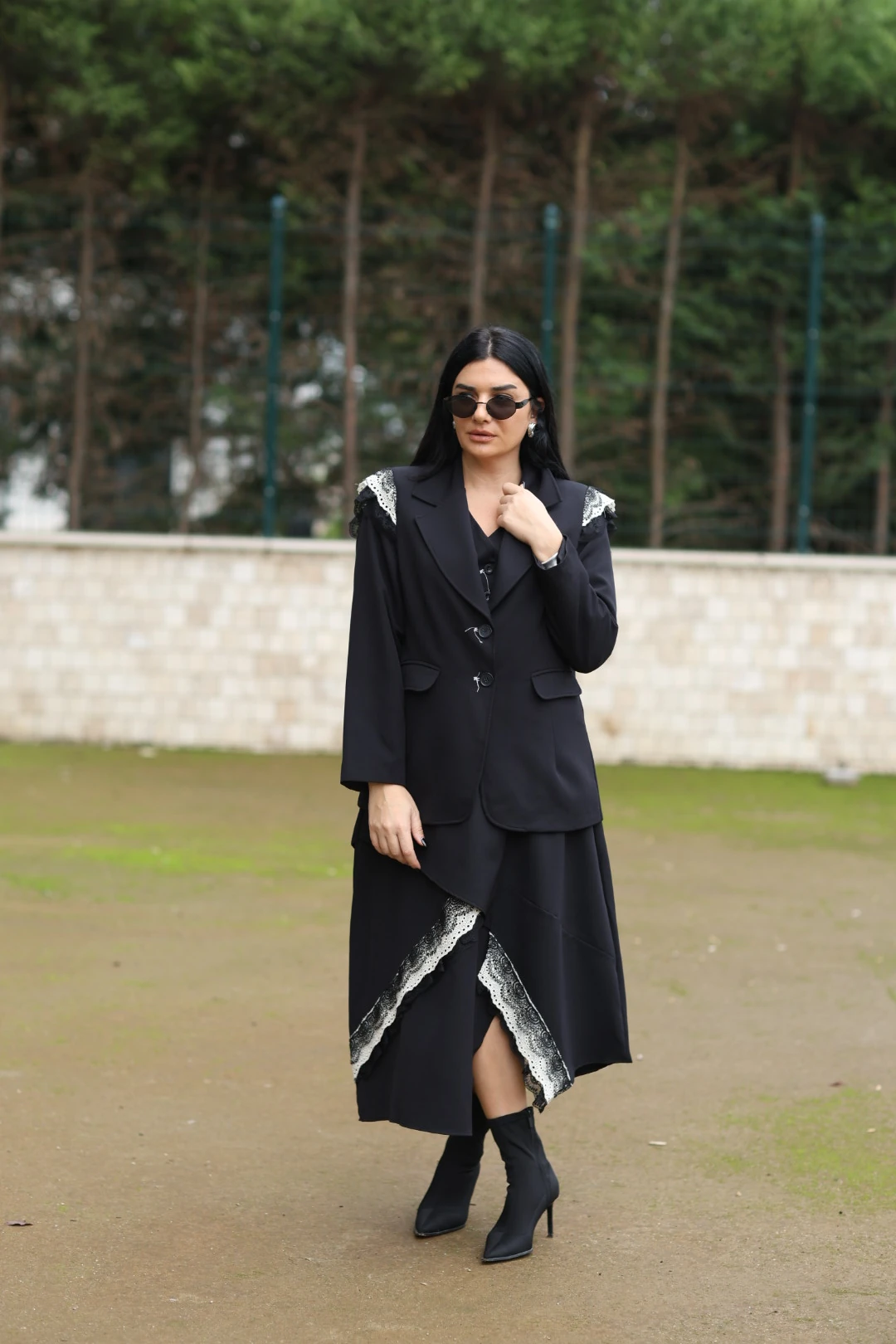 H4 Tasarım Blazer Ceket-Siyah