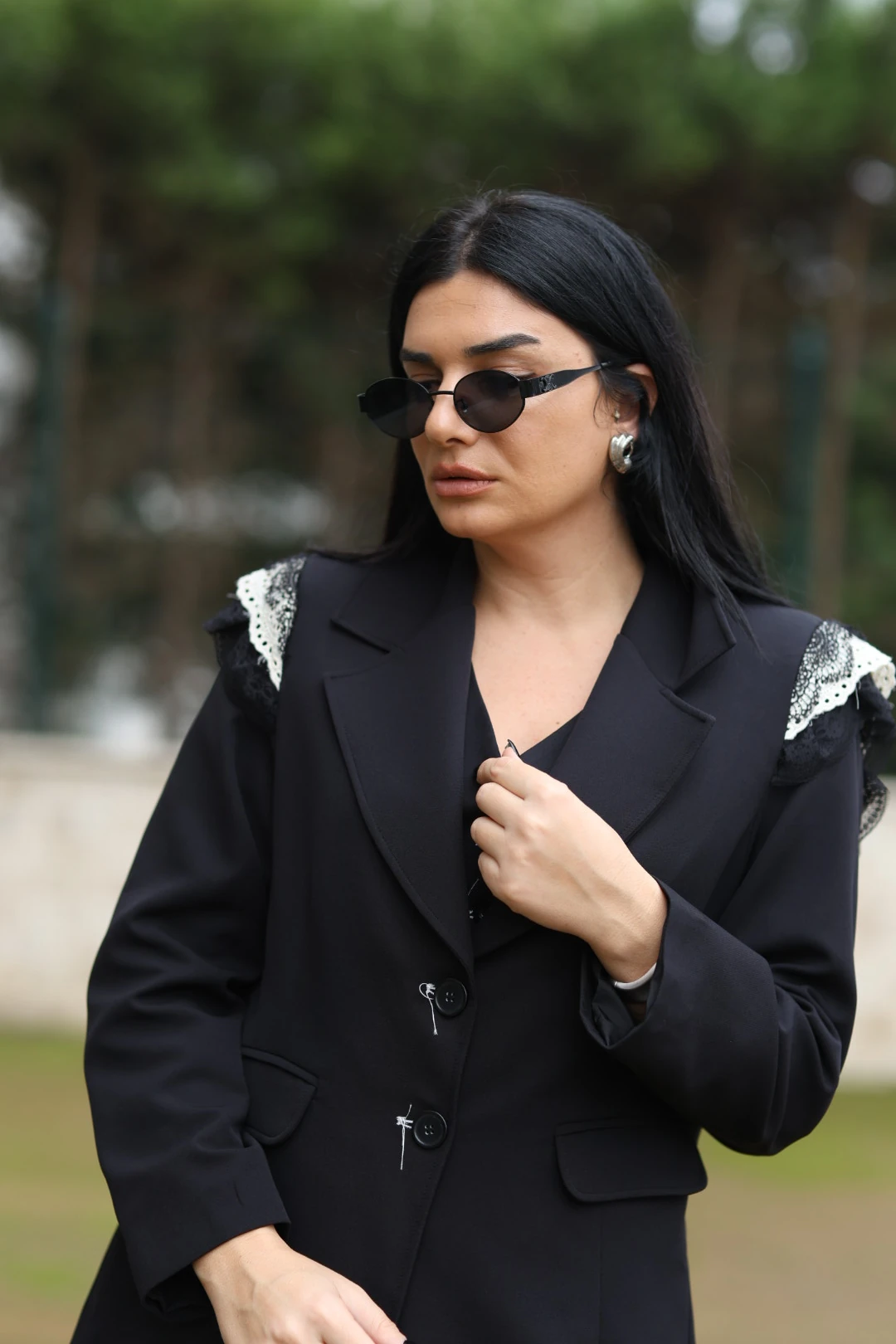 H4 Tasarım Blazer Ceket-Siyah