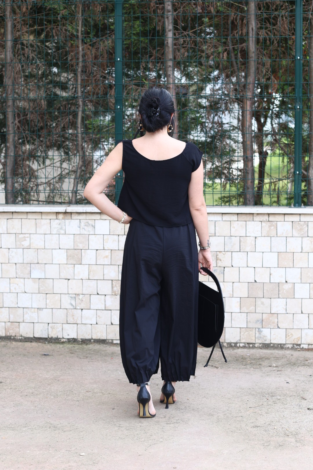 Beli Lastikli Tasarım Pantolon