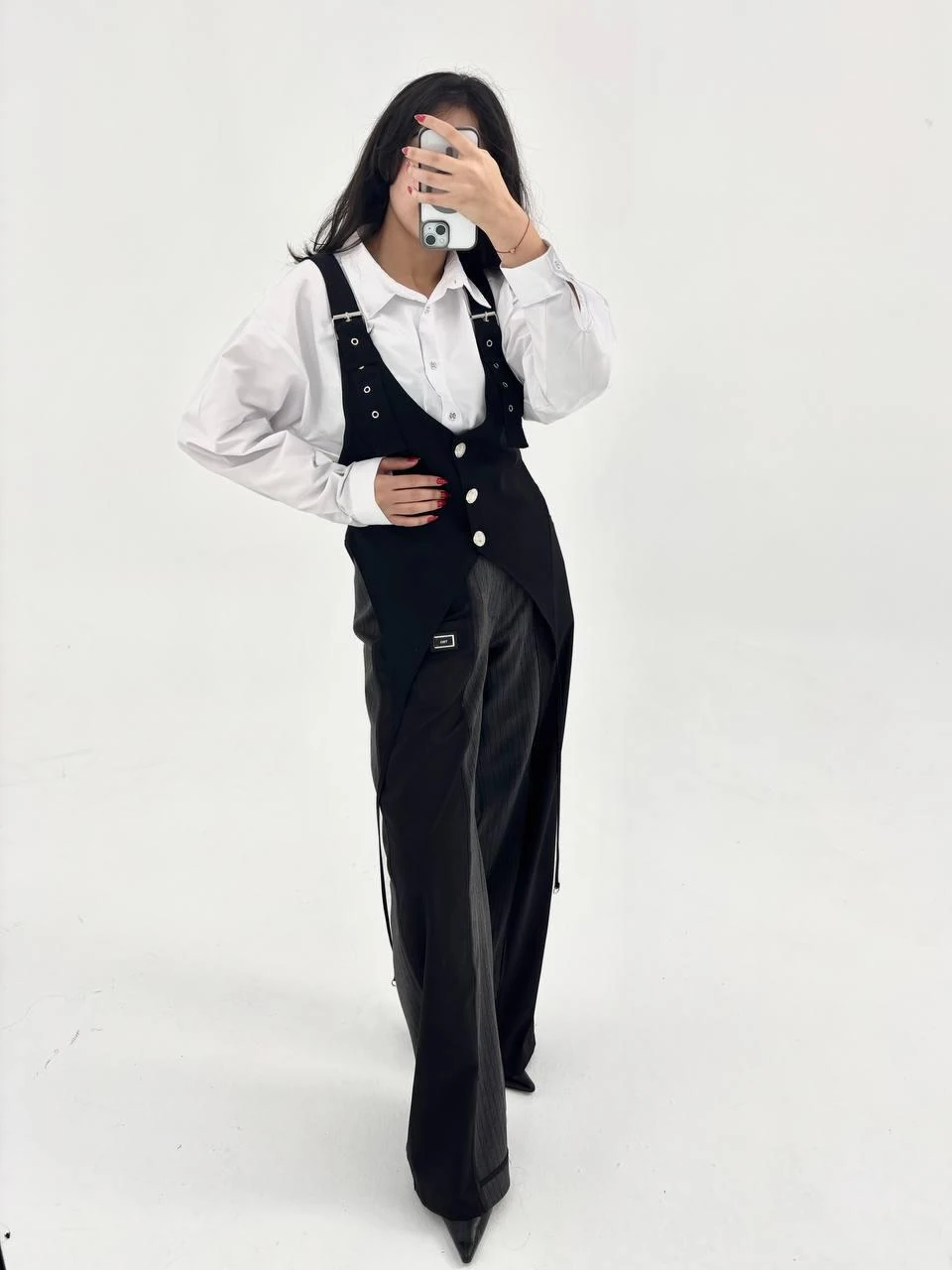 Tasarım Yelekli Gömlek