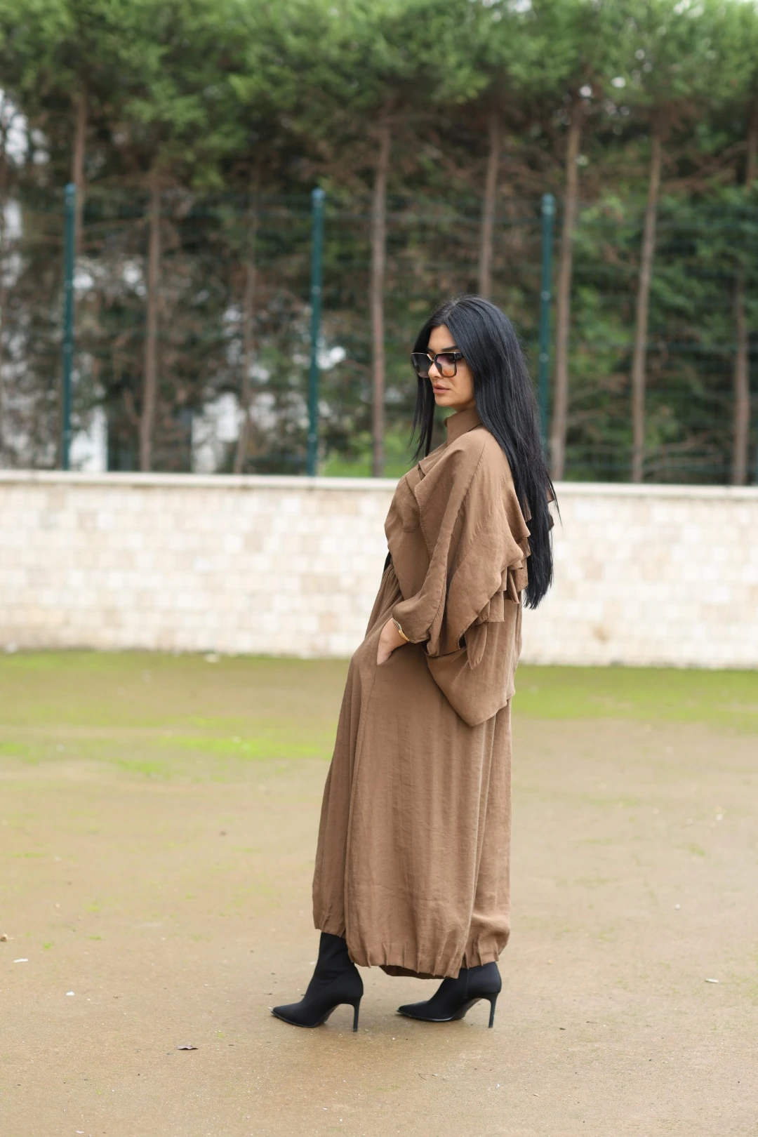 H4 Tasarım Pantolon-Kahverengi