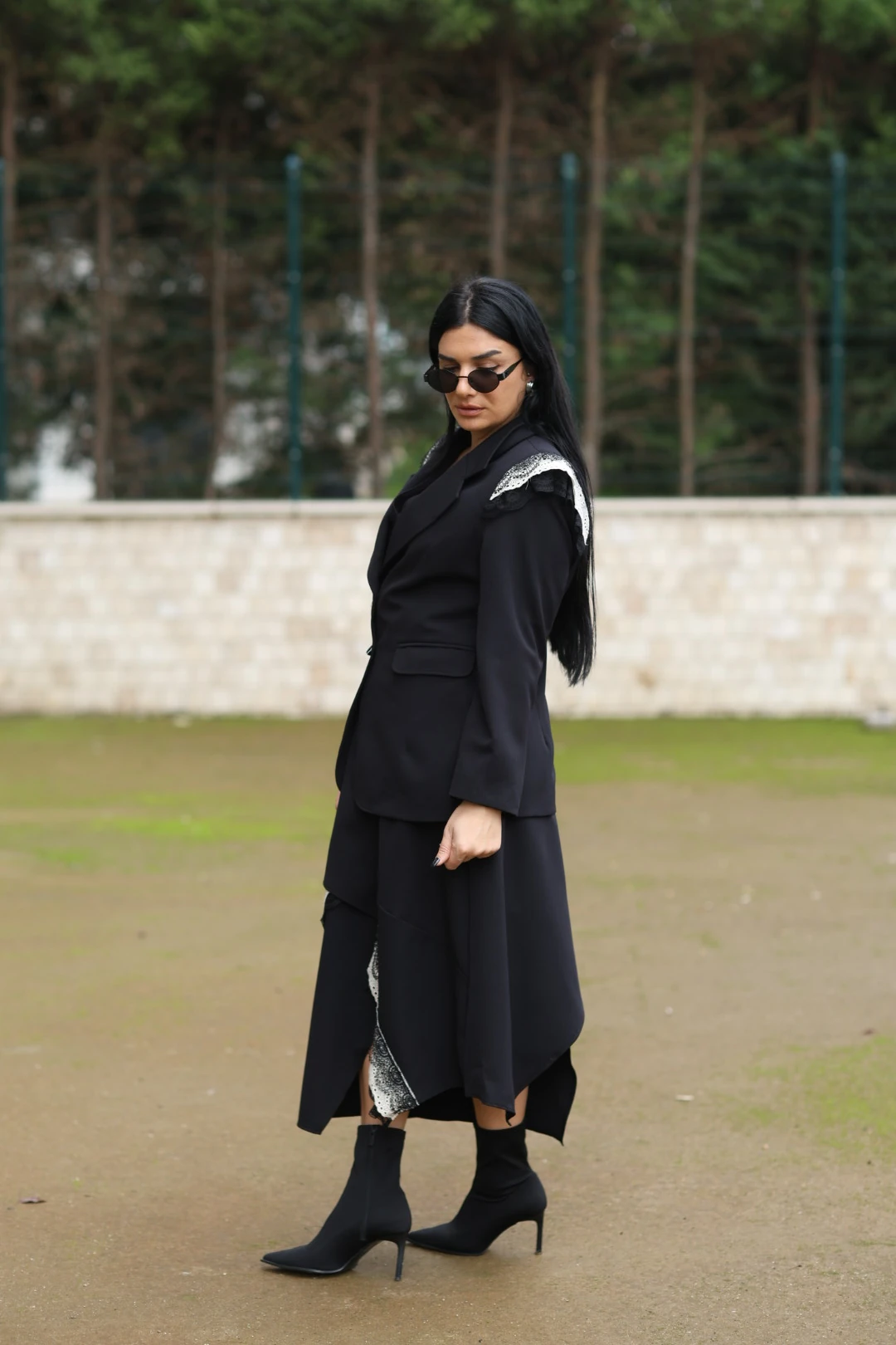 H4 Tasarım Blazer Ceket-Siyah