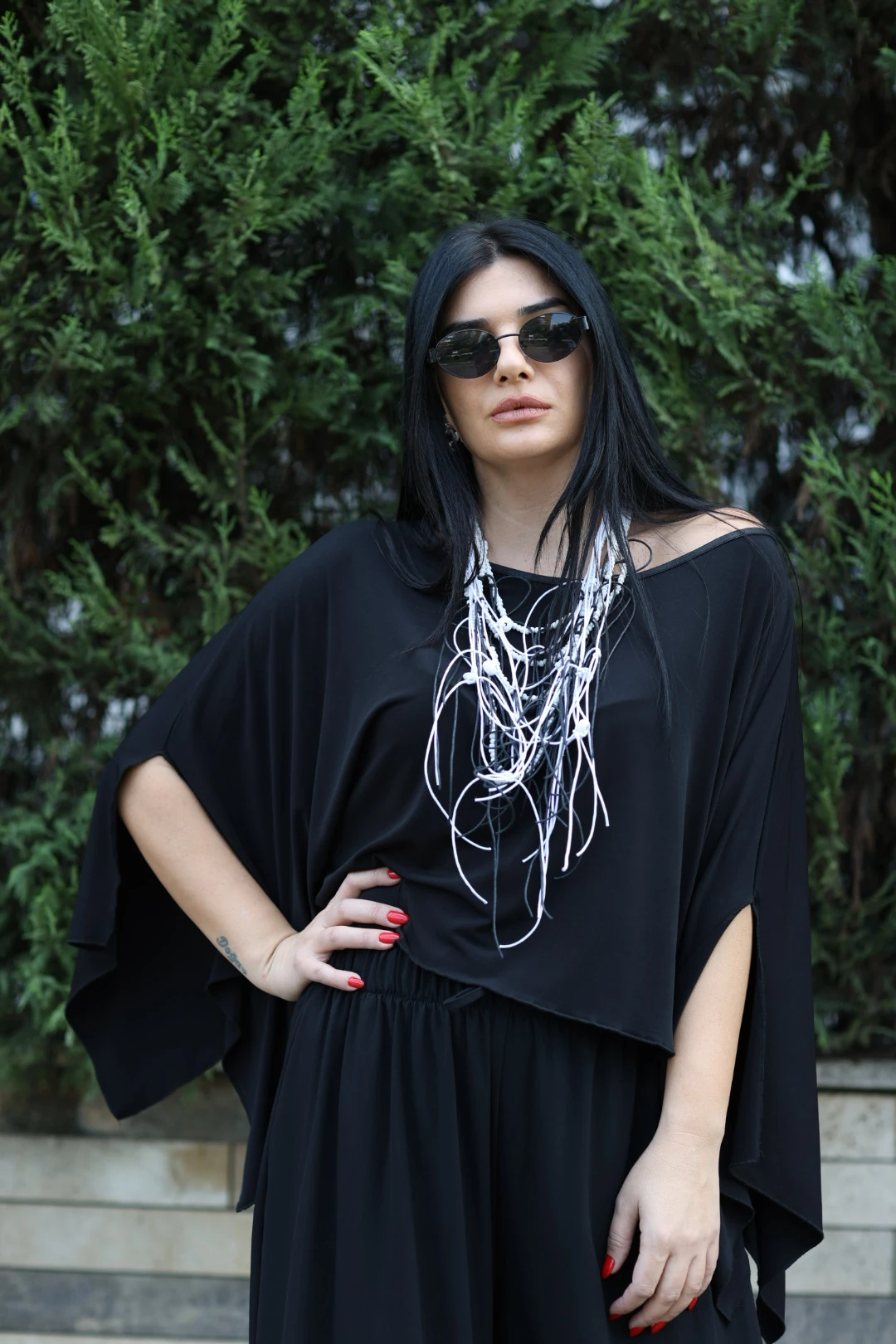 Nilmark Tasarım Bluz-Siyah