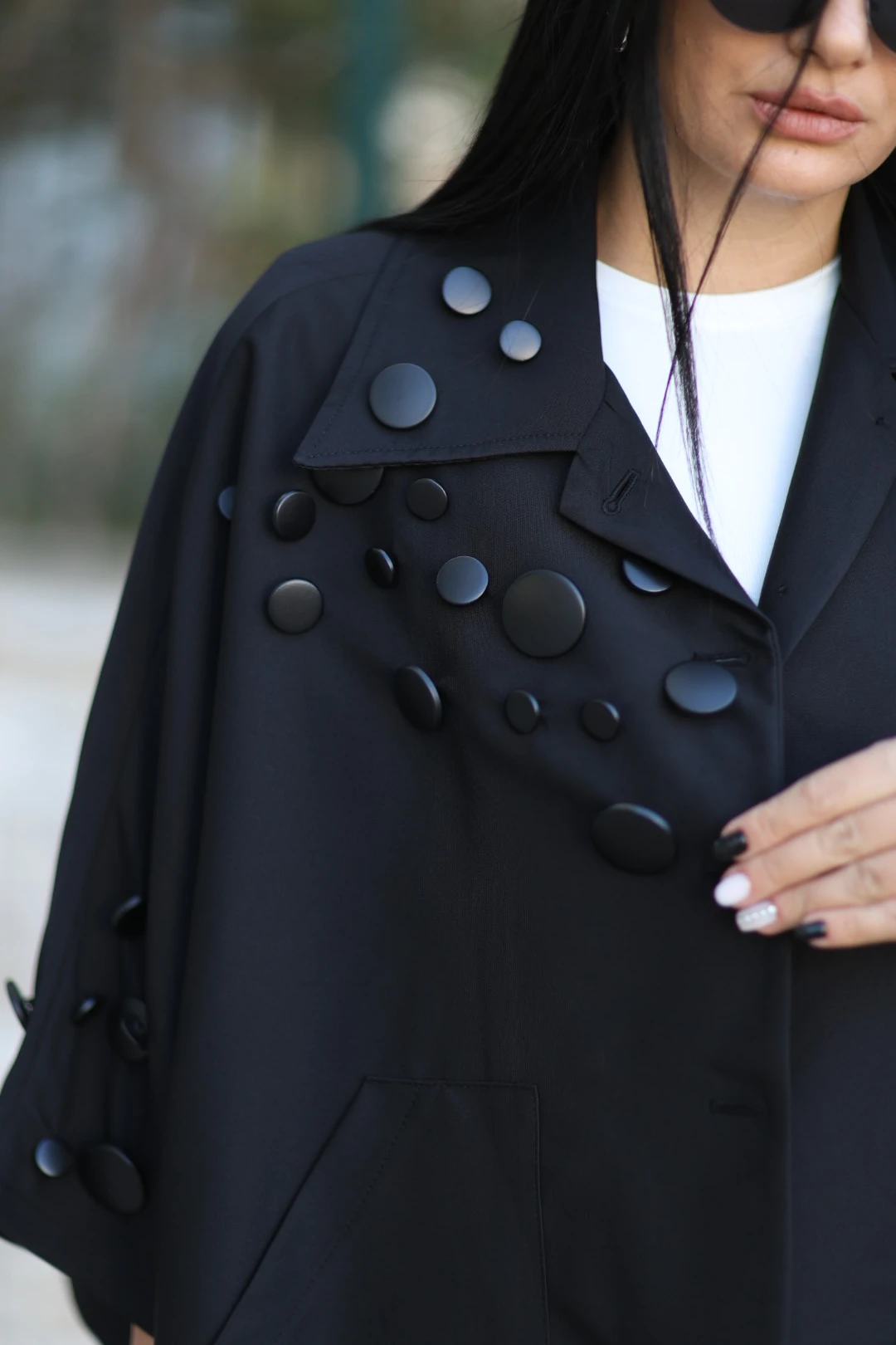 H4 Tasarım Ceket-Siyah