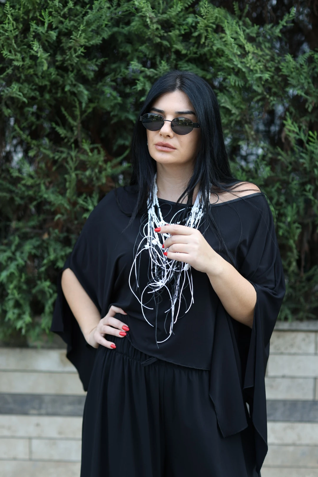 Nilmark Tasarım Bluz-Siyah