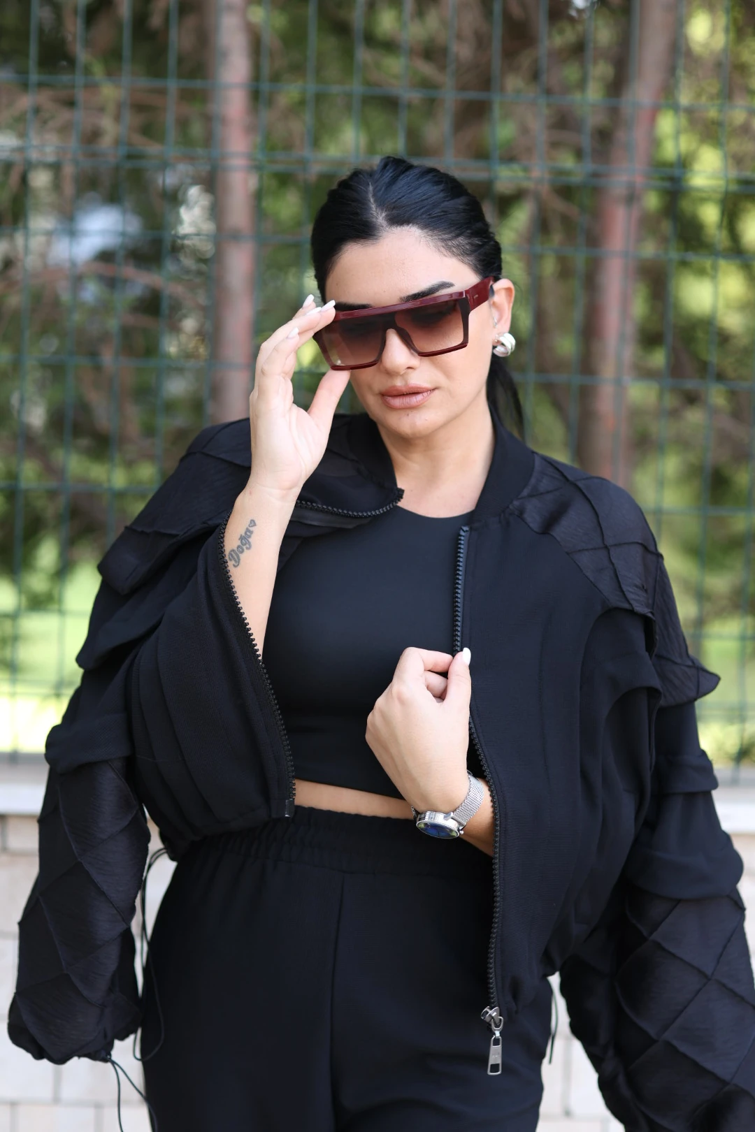 Tasarım Ceket-Siyah