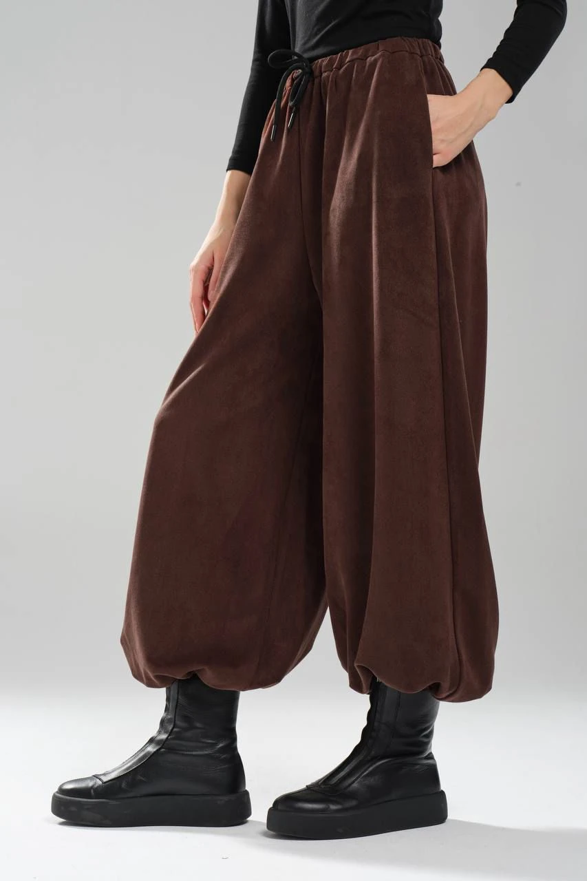 Kadife Balon Pantolon