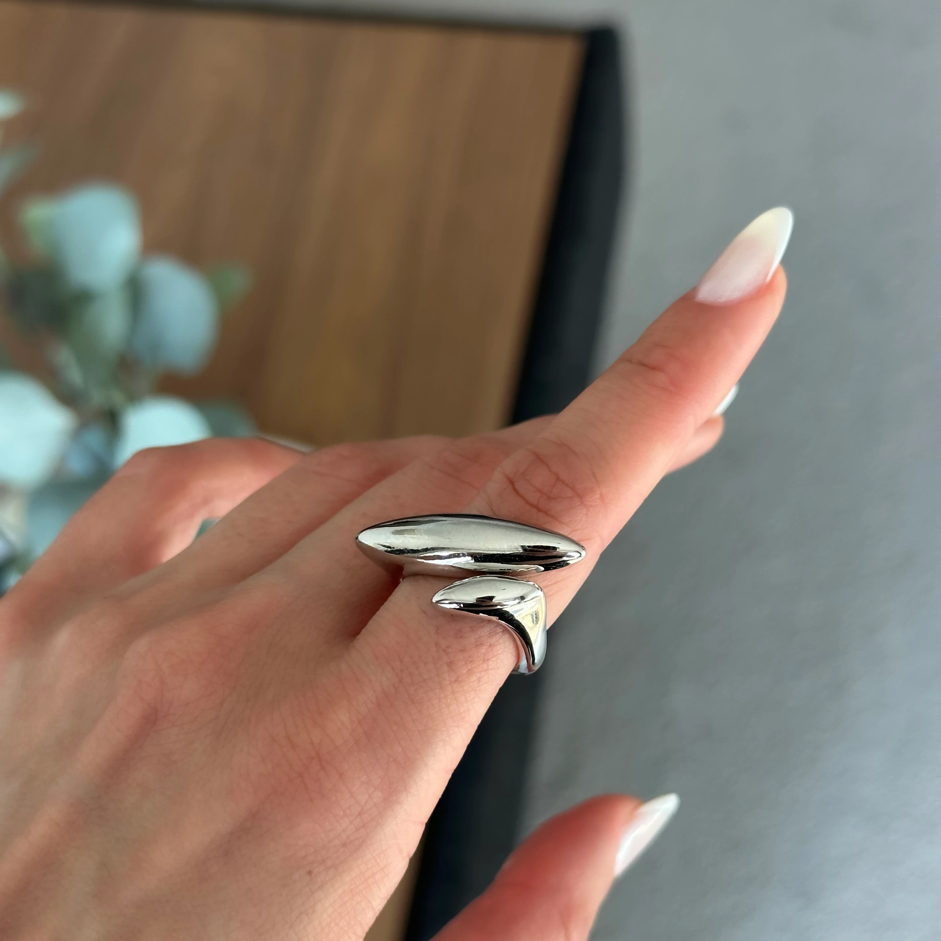 Sarmal Silver Renk Yüzük