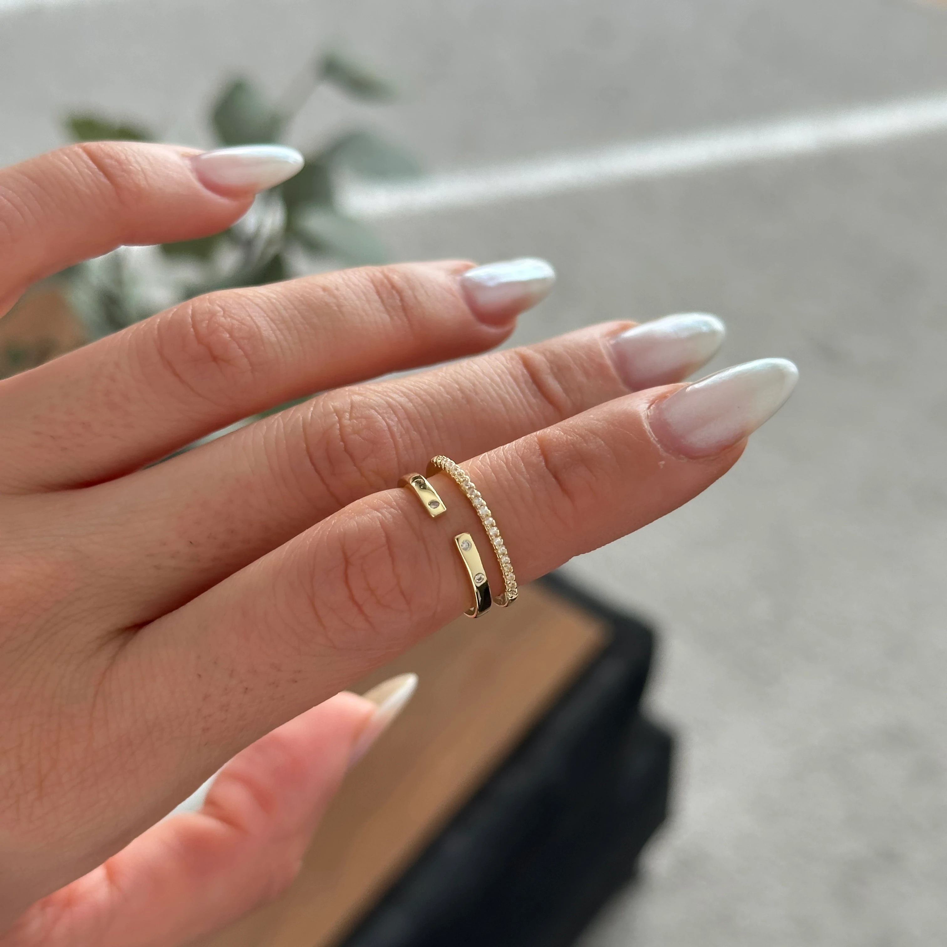 Tam Tur Çift Şerit Eklem Yüzüğü 