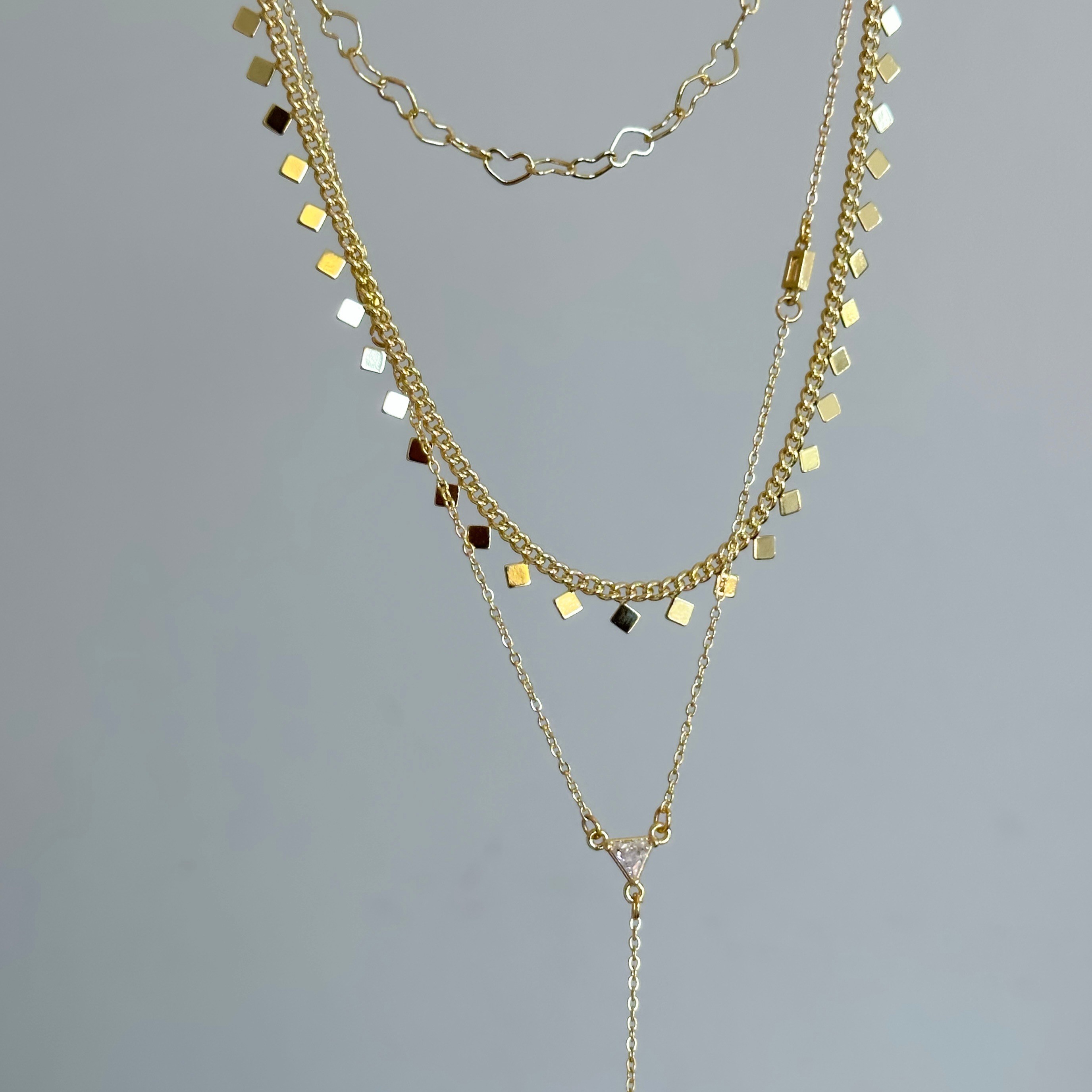 Minimal Kalp Gold Kolye 