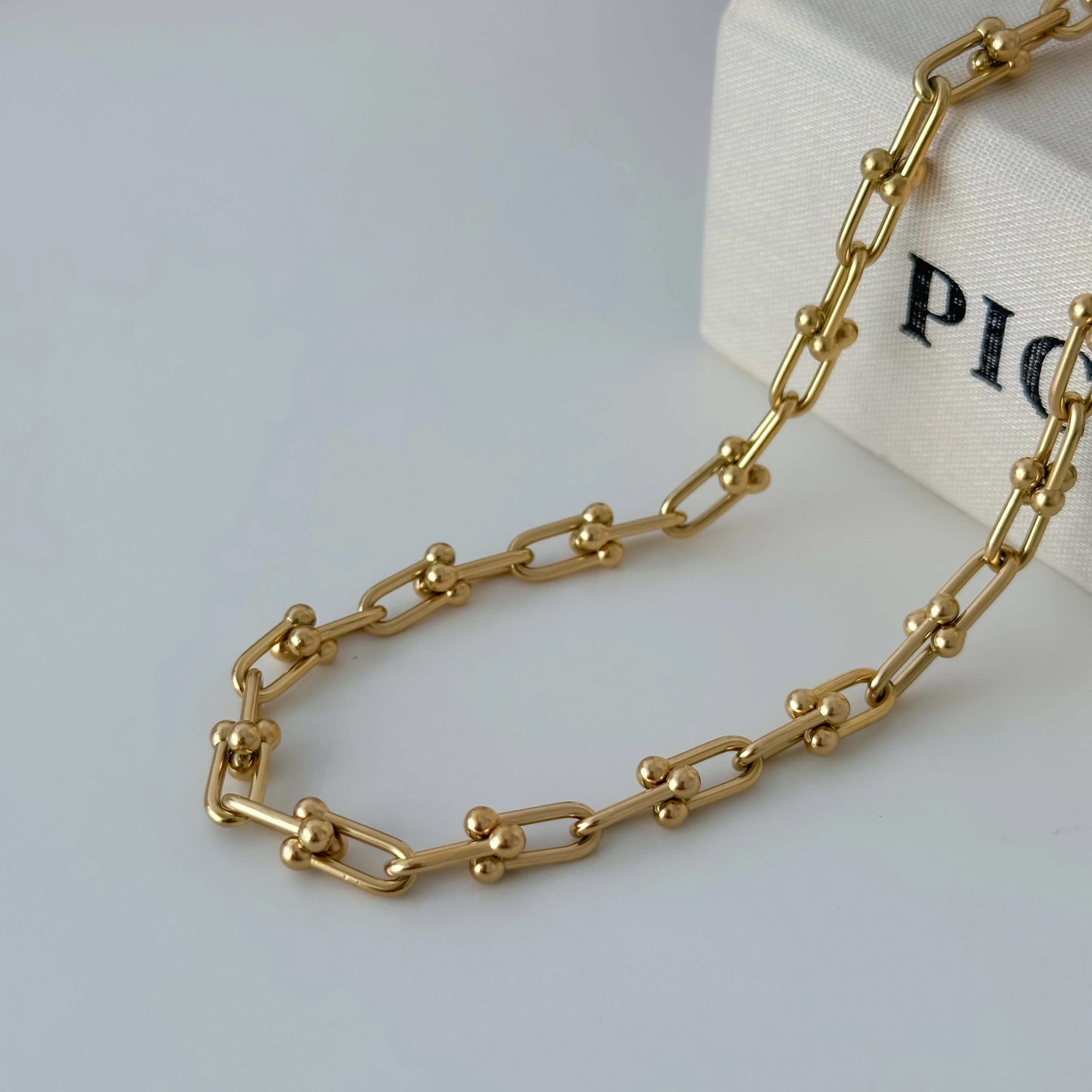 Tiffany Model Çelik Kolye 