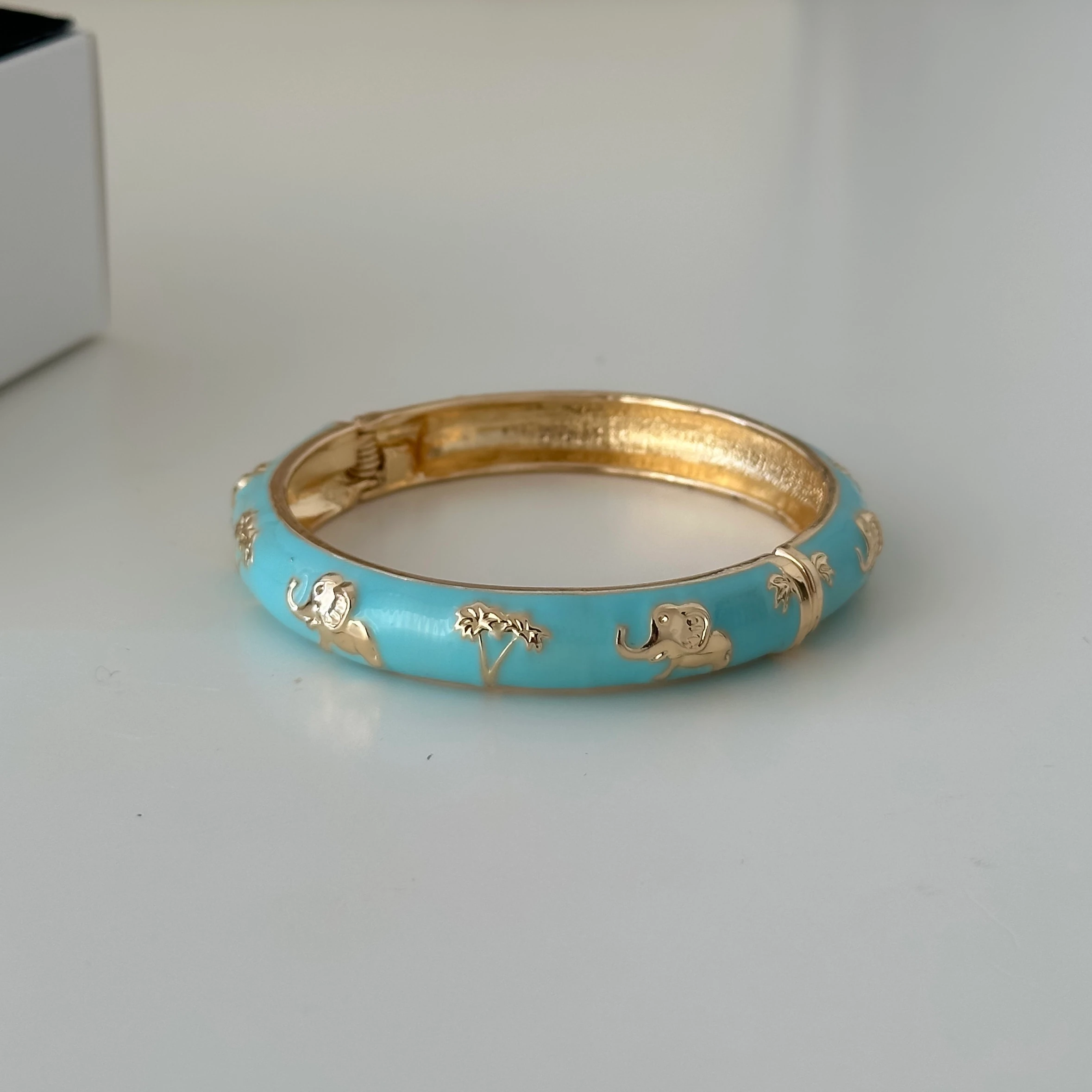 Mavi Fil Kelepçe Bileklik