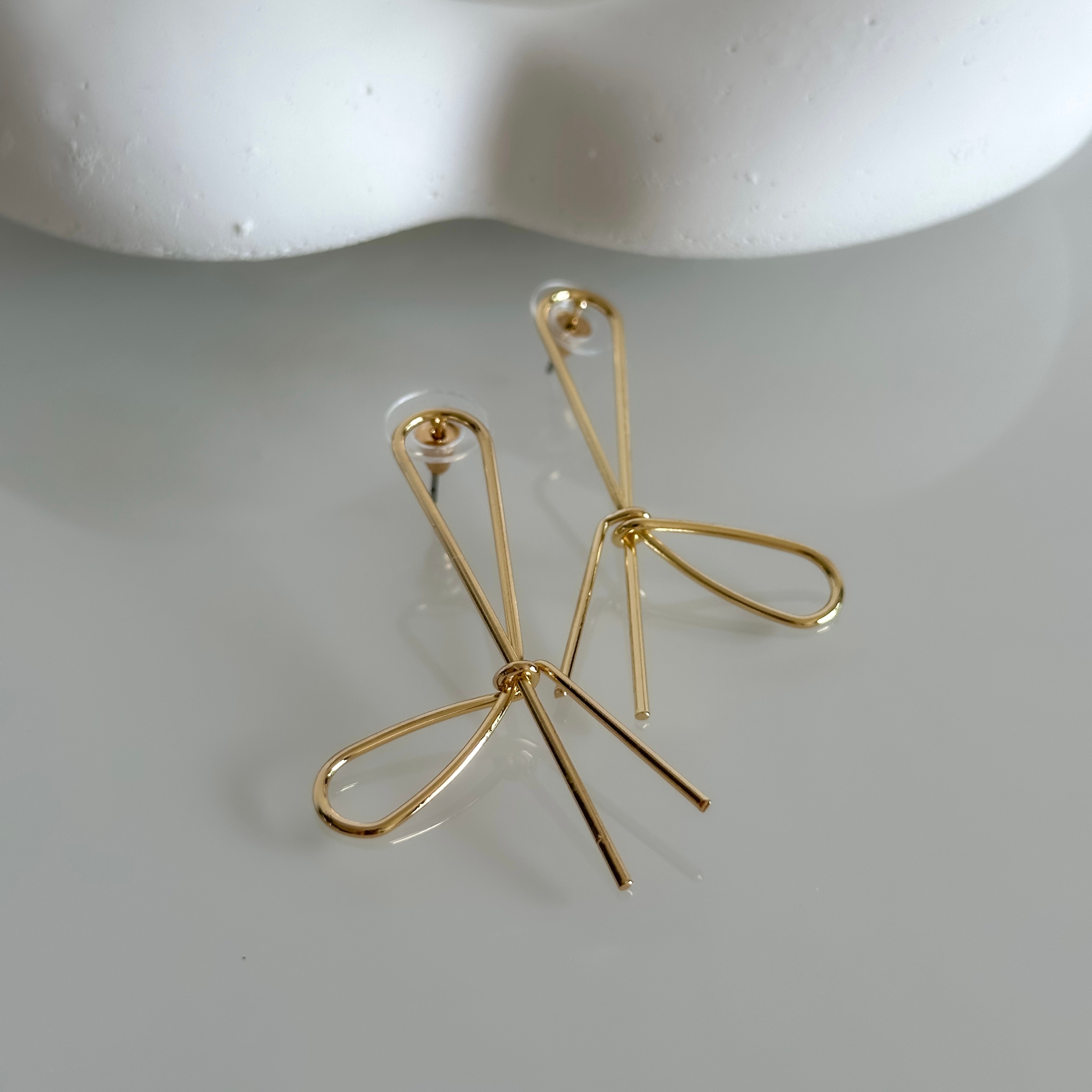 Fiyonk Gold Küpe 