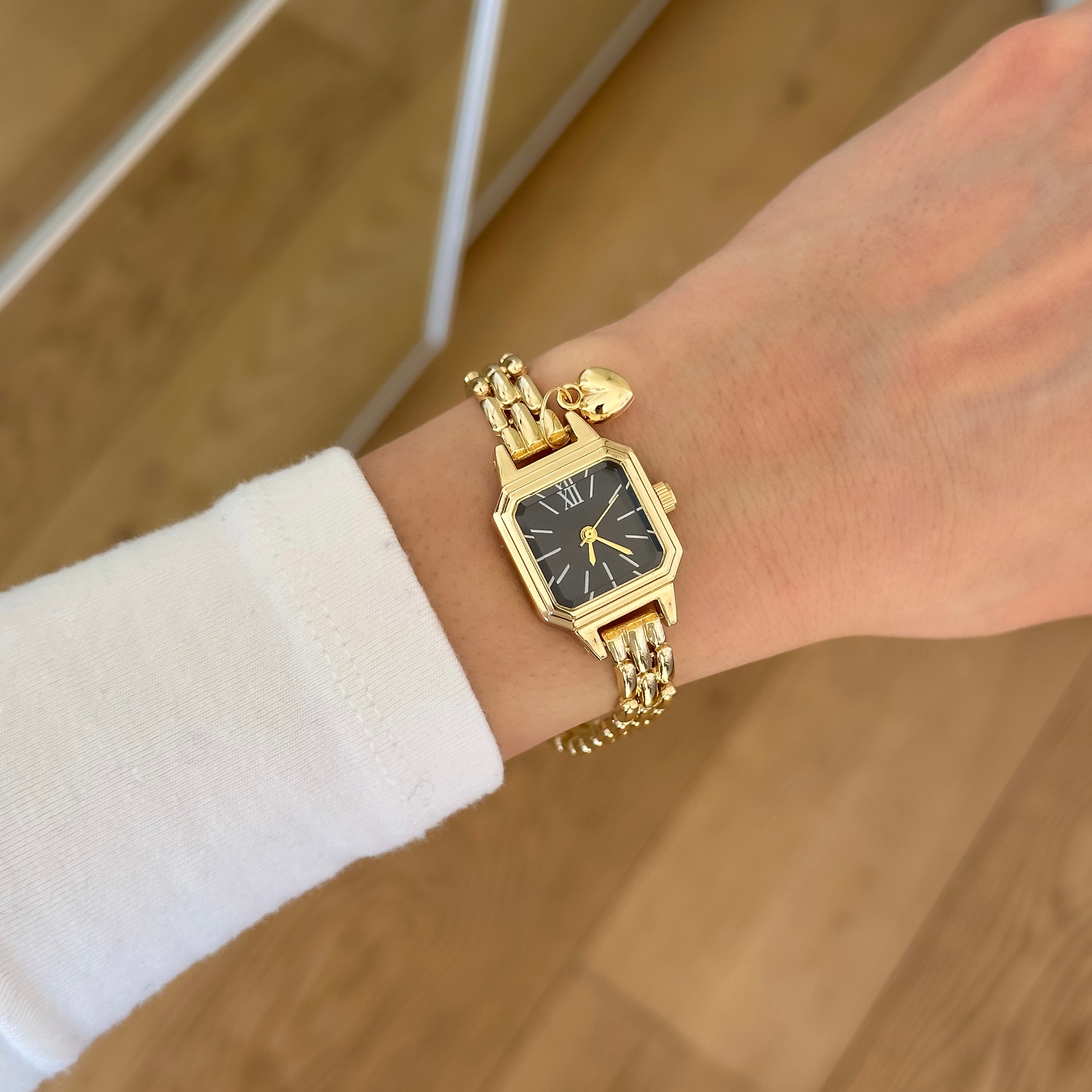 London Black Kadran Gold Saat 