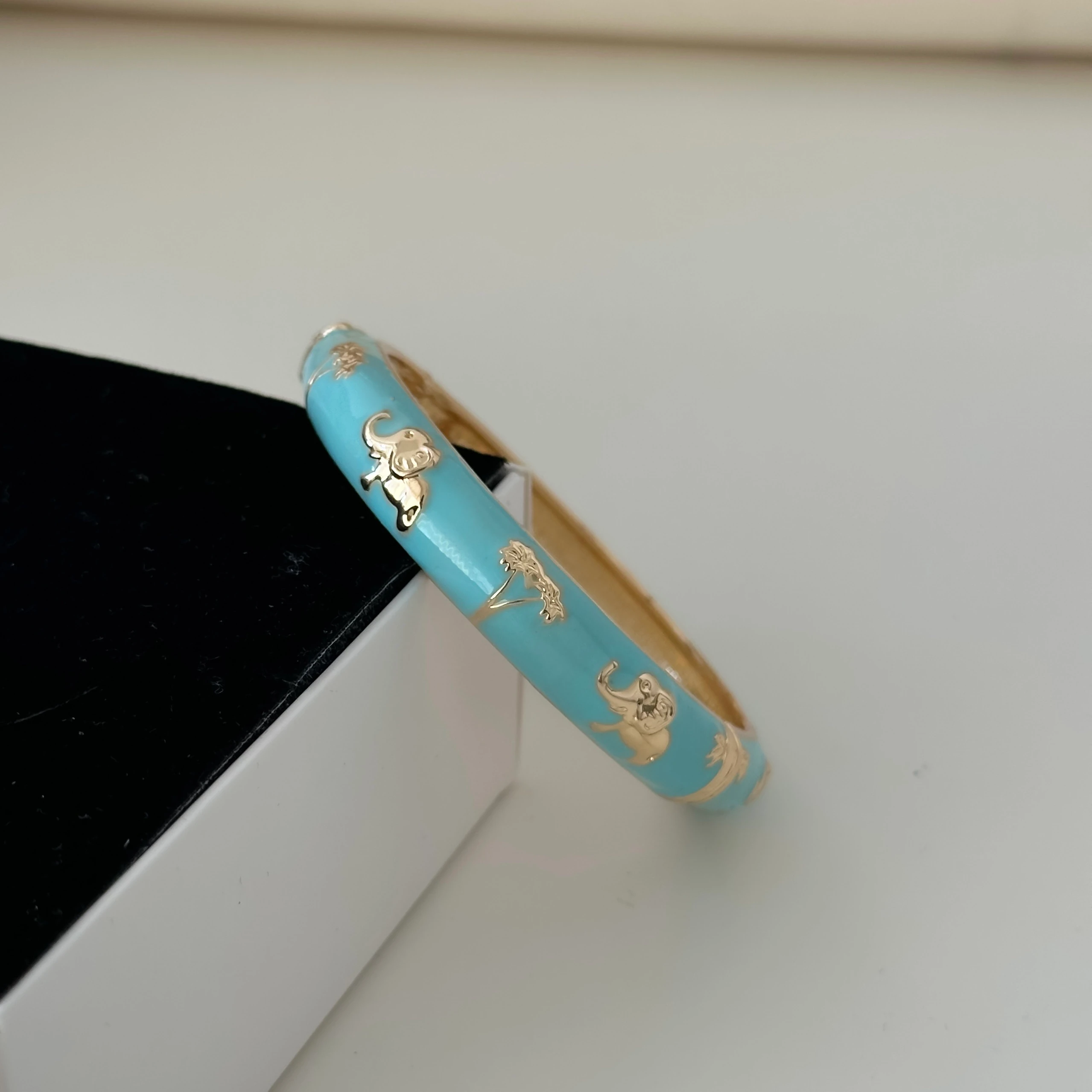 Mavi Fil Kelepçe Bileklik