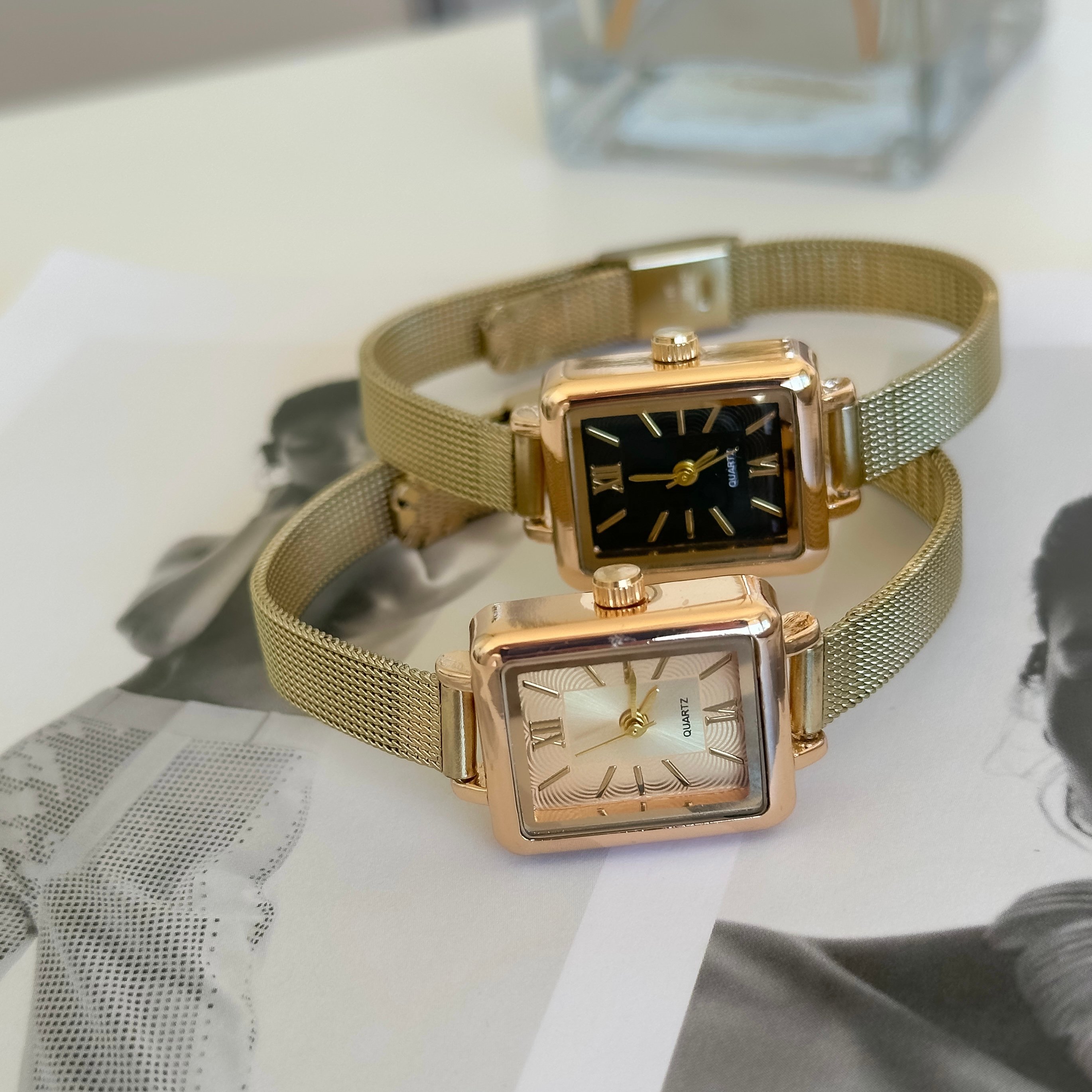 Milan Black Vintage Seri Çelik Saat  