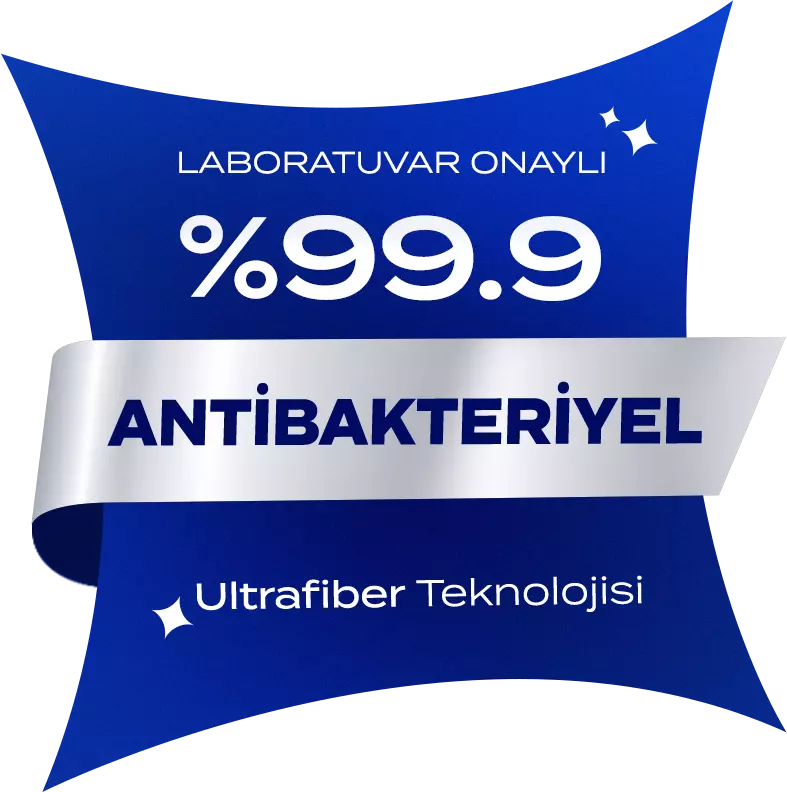 LABORATUVAR ONAYLI %99.9 ANTİBAKTERİYEL Ultrafiber Teknolojisi