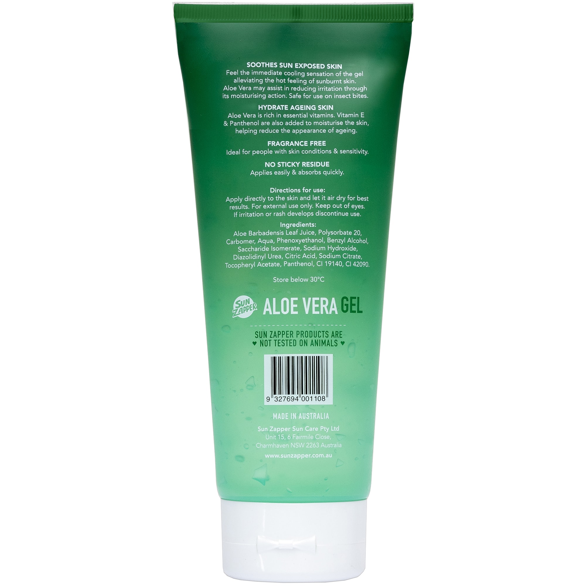 Sun Zapper Aloe Vera Gel 200 ml