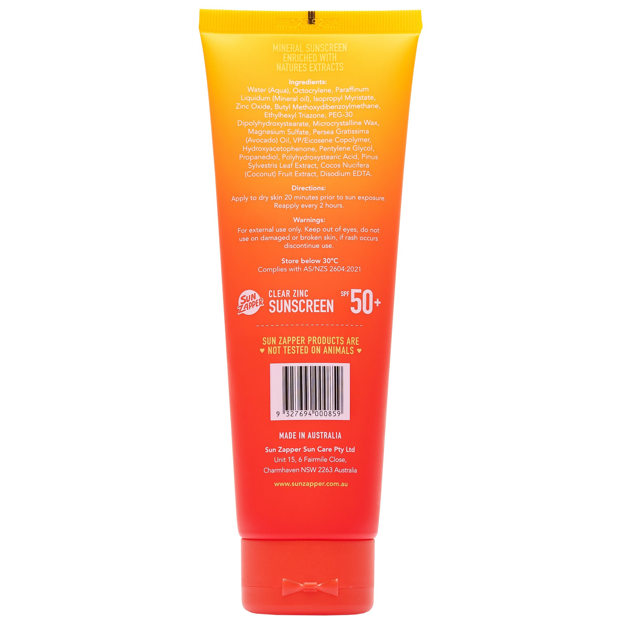 Clear Zinc Sunscreen Lotion SPF50+ 100ml