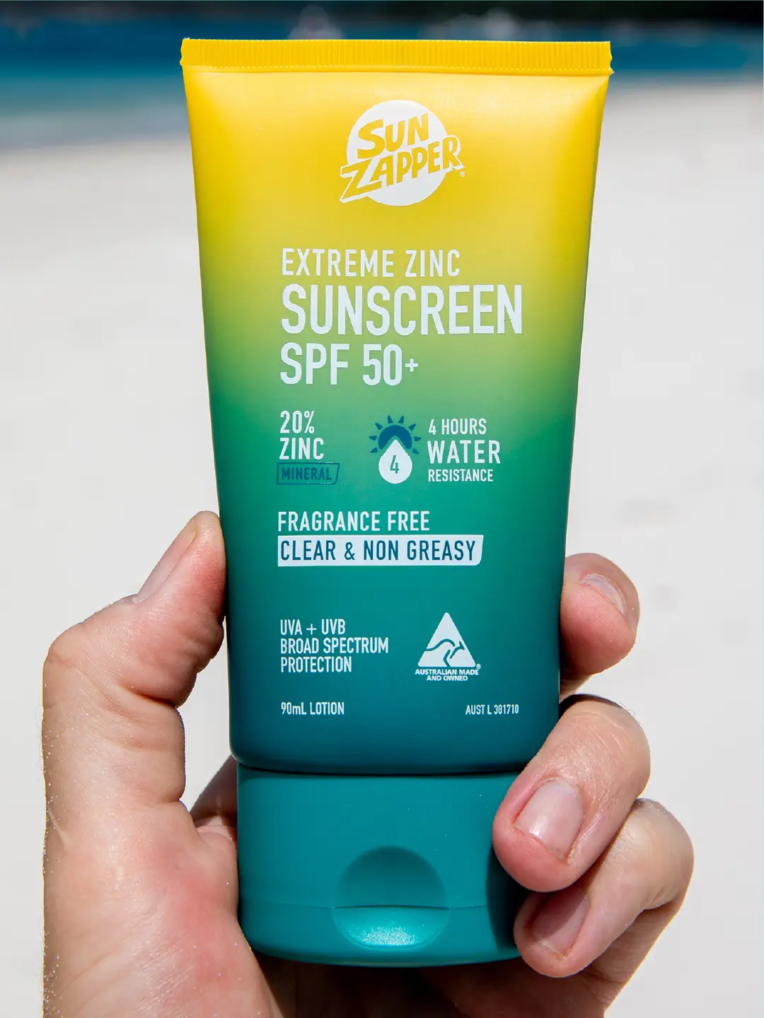Sun Zapper Extreme Zinc Sunscreen Lotion 90ml
