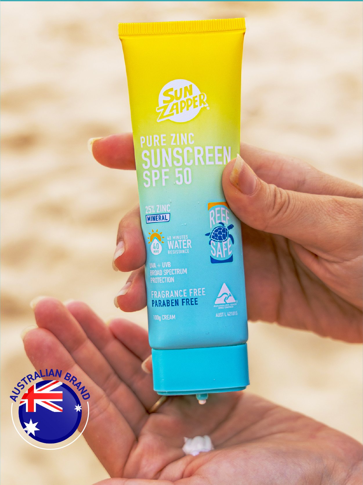 Pure Zinc Sunscreen Cream 100g