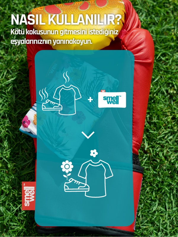 SmellWell Aktif Ayakkabı Koku Giderici Yastıkçık - Siyah Zebra