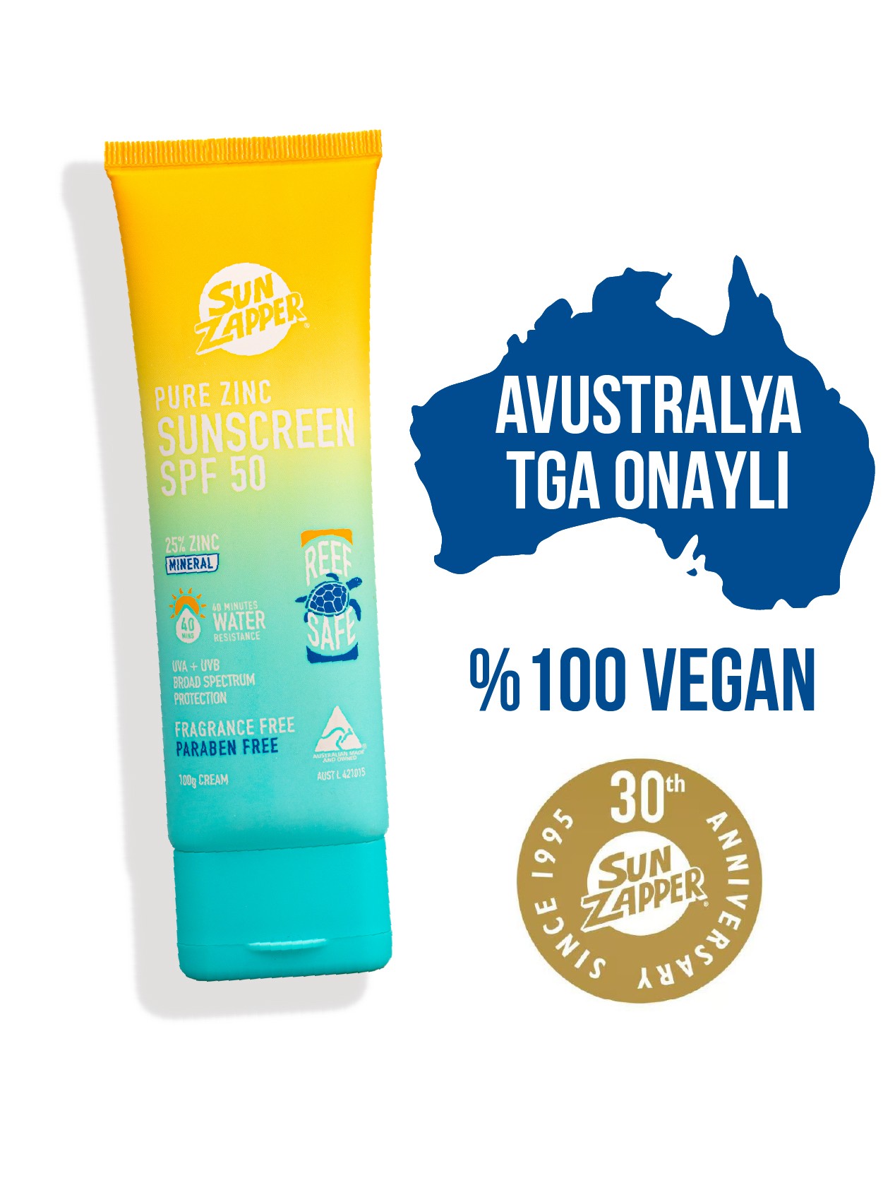 Pure Zinc Sunscreen Cream 100g