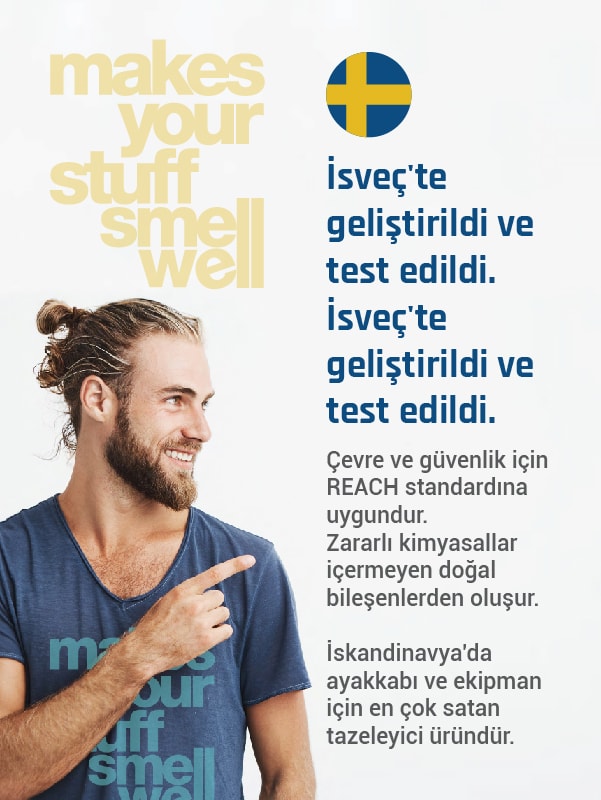 SmellWell Aktif Ayakkabı Koku Giderici Yastıkçık - Siyah Zebra