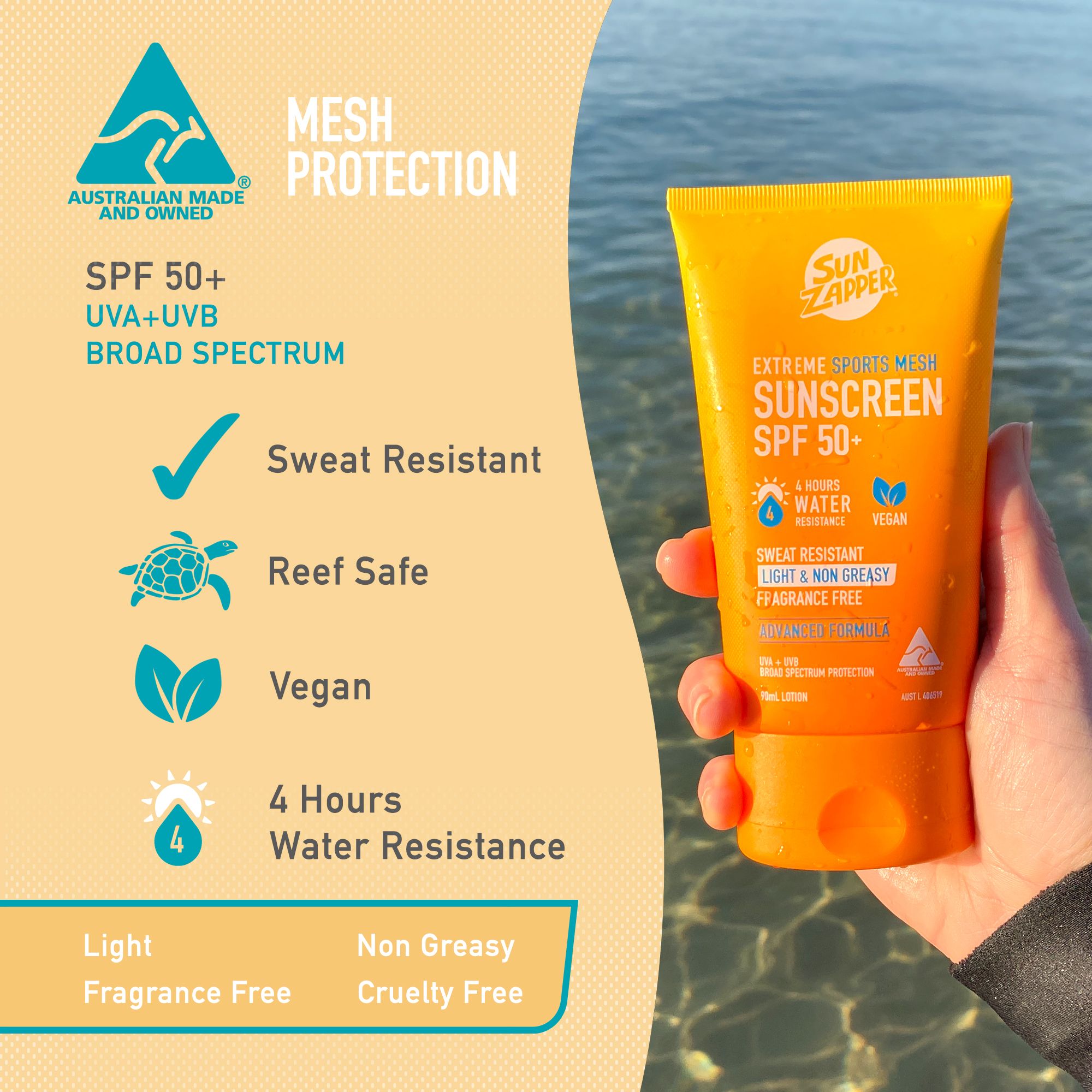 Extreme Sports Mesh Sunscreen Lotion 90ml