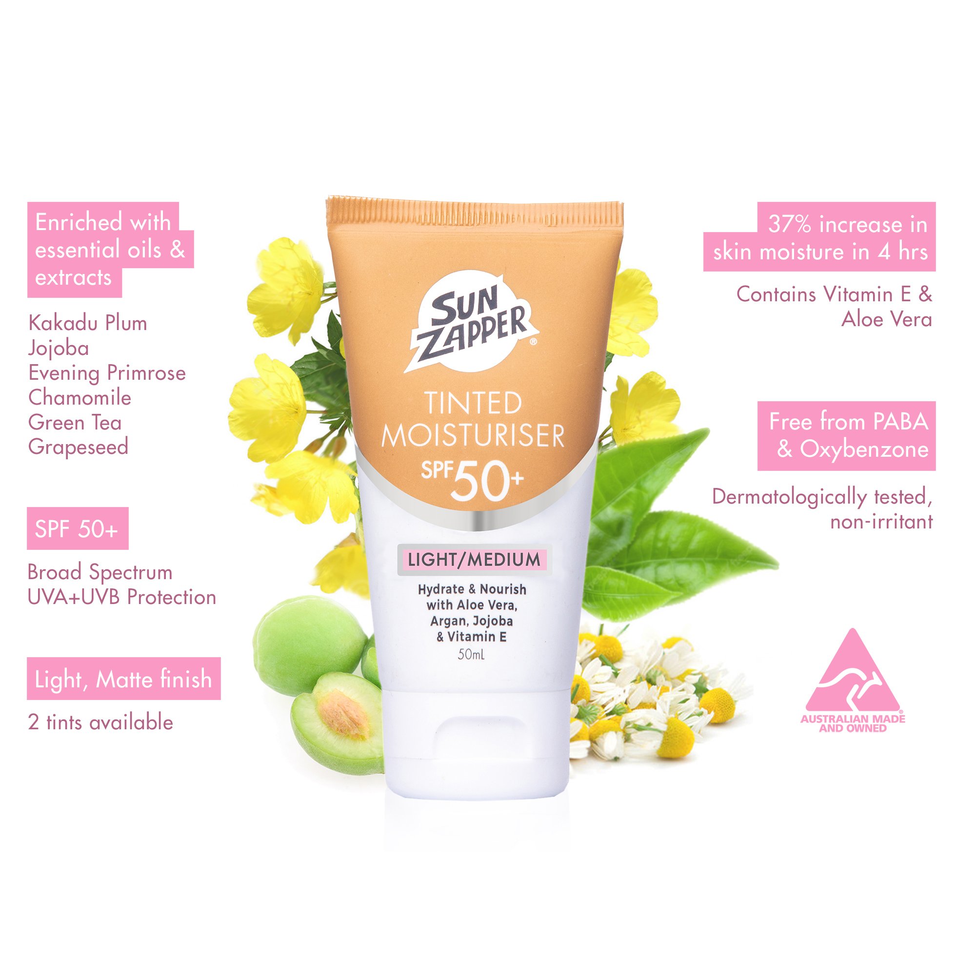 Tinted Moisturiser SPF 50+ 50ml