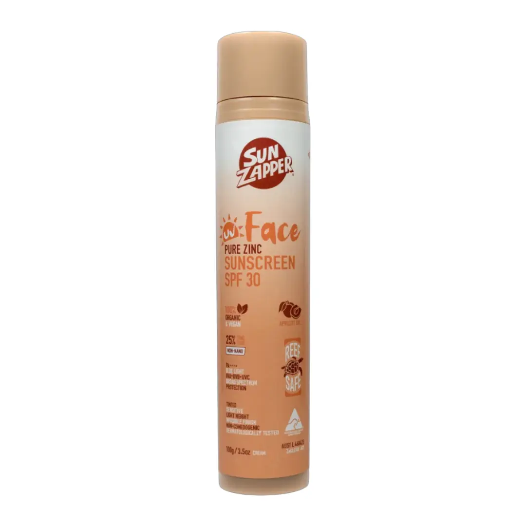 Sun Zapper Face Pure Zinc Sunscreen Lotion SPF 30 100 gr